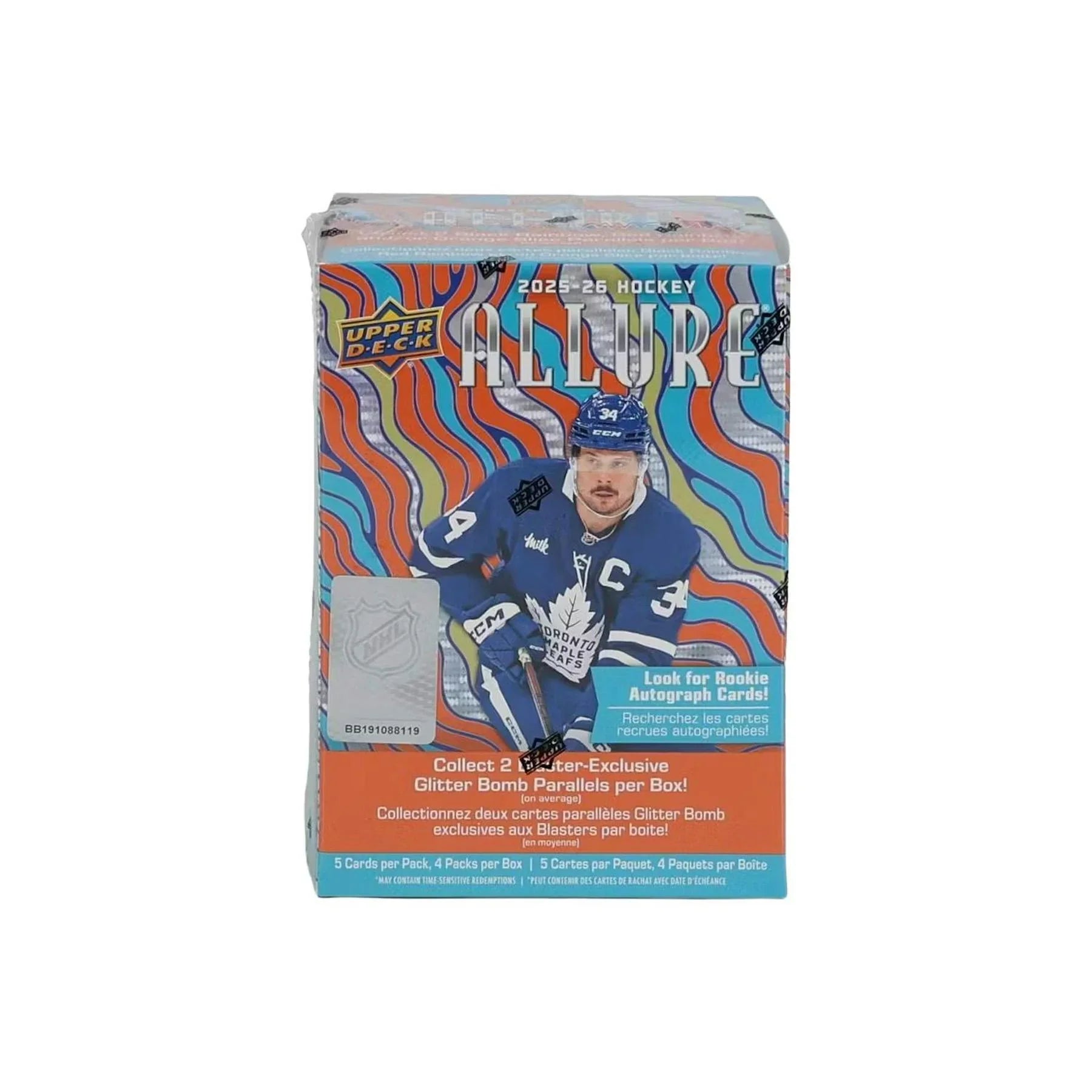 2025 26 Upper Deck Allure Hockey Blaster 20 Box Case (Ships Sealed Only)