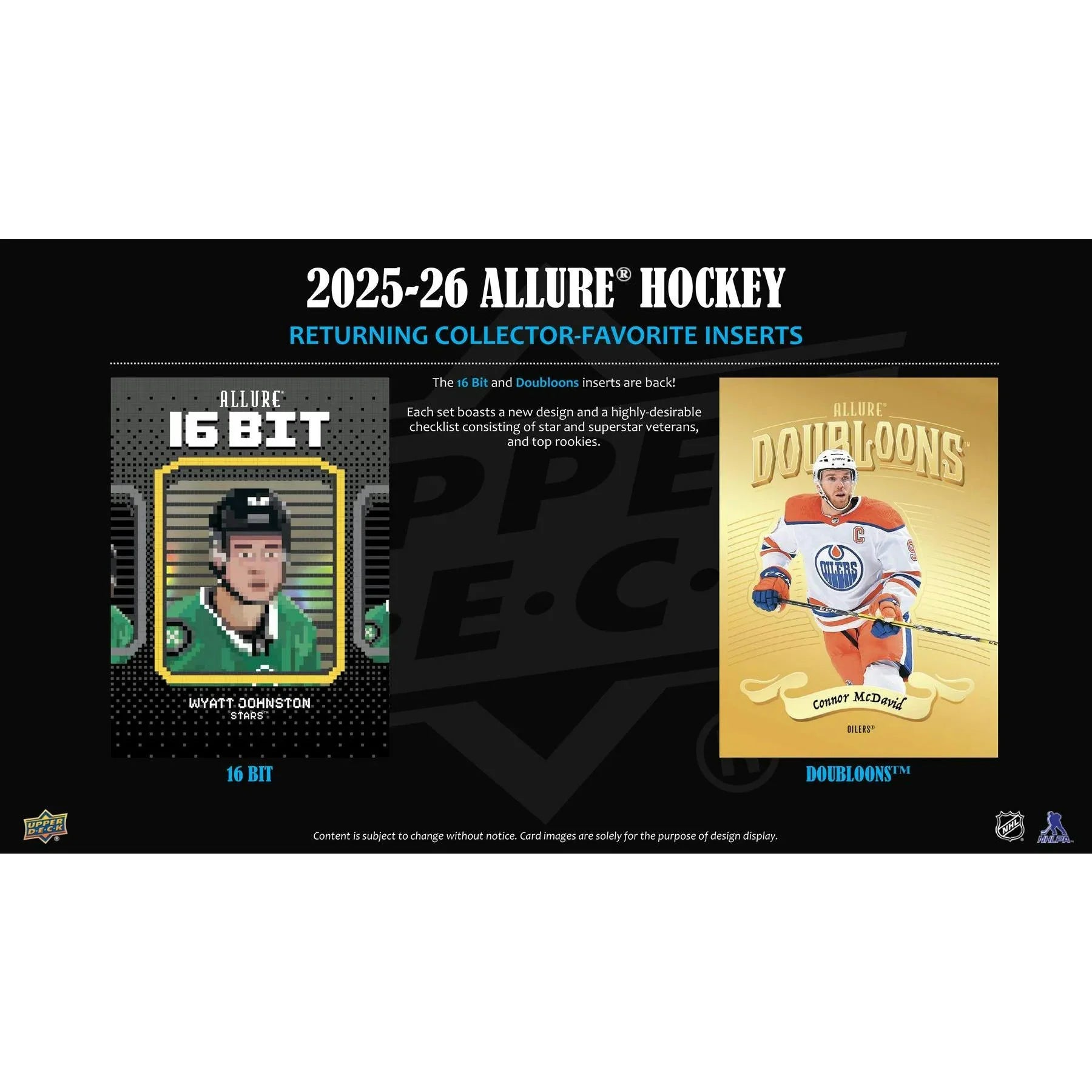 2025 26 Upper Deck Allure Hockey Blaster 20 Box Case (Ships Sealed Only)
