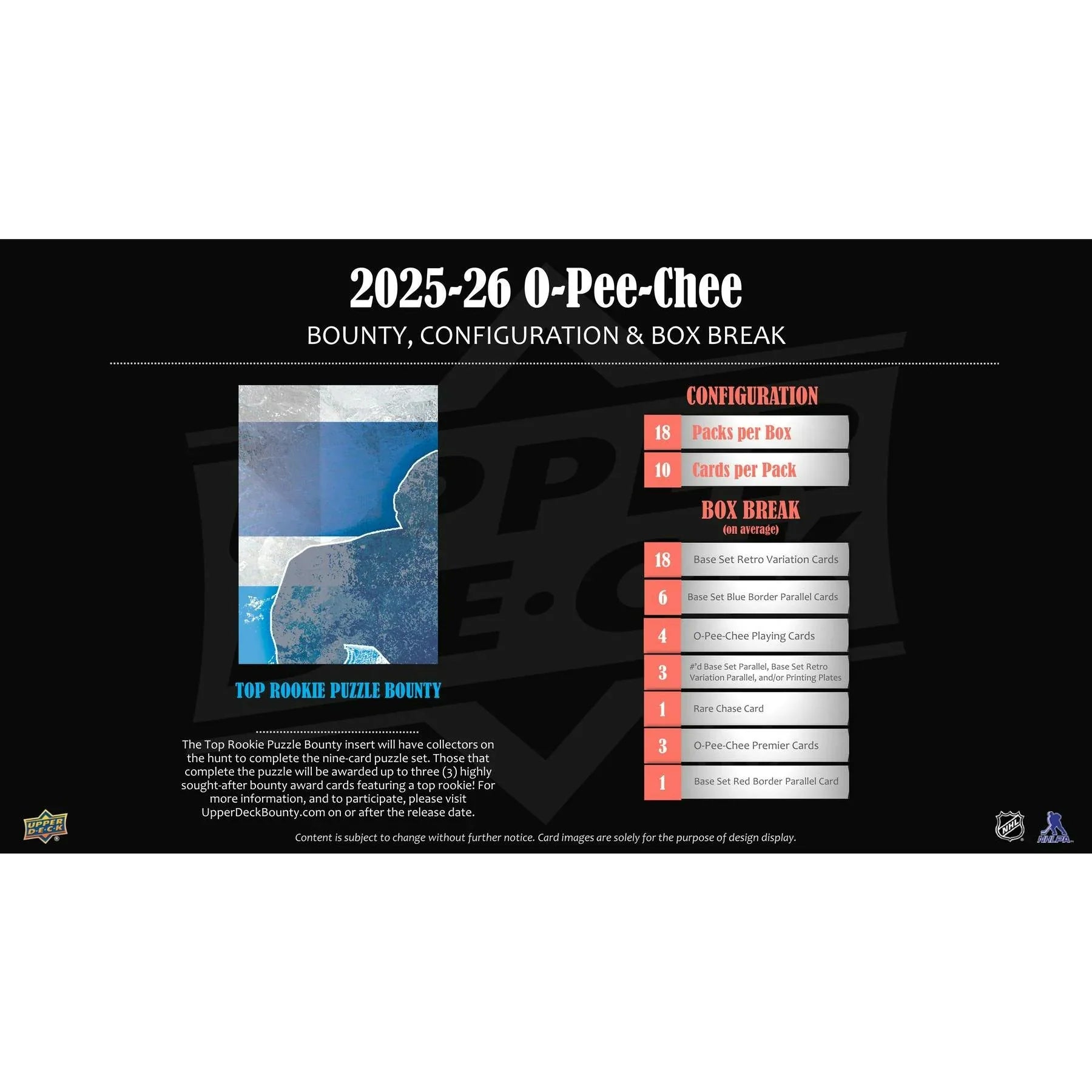2025 26 Upper Deck O Pee Chee Hockey Hobby 16 Box Case (Ships Sealed Only)