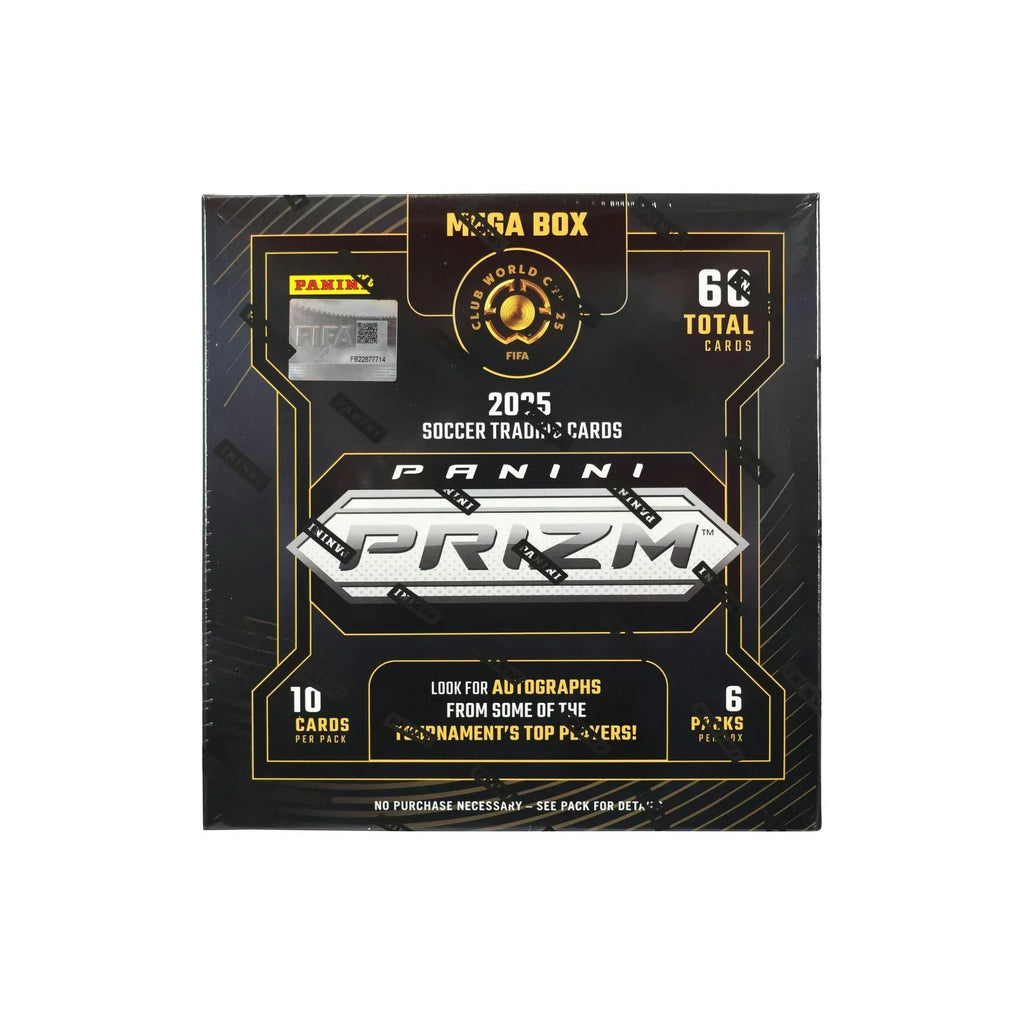 2025 Panini Prizm FIFA Club World Cup Soccer Mega Hobby Box (Ships Sealed Only)