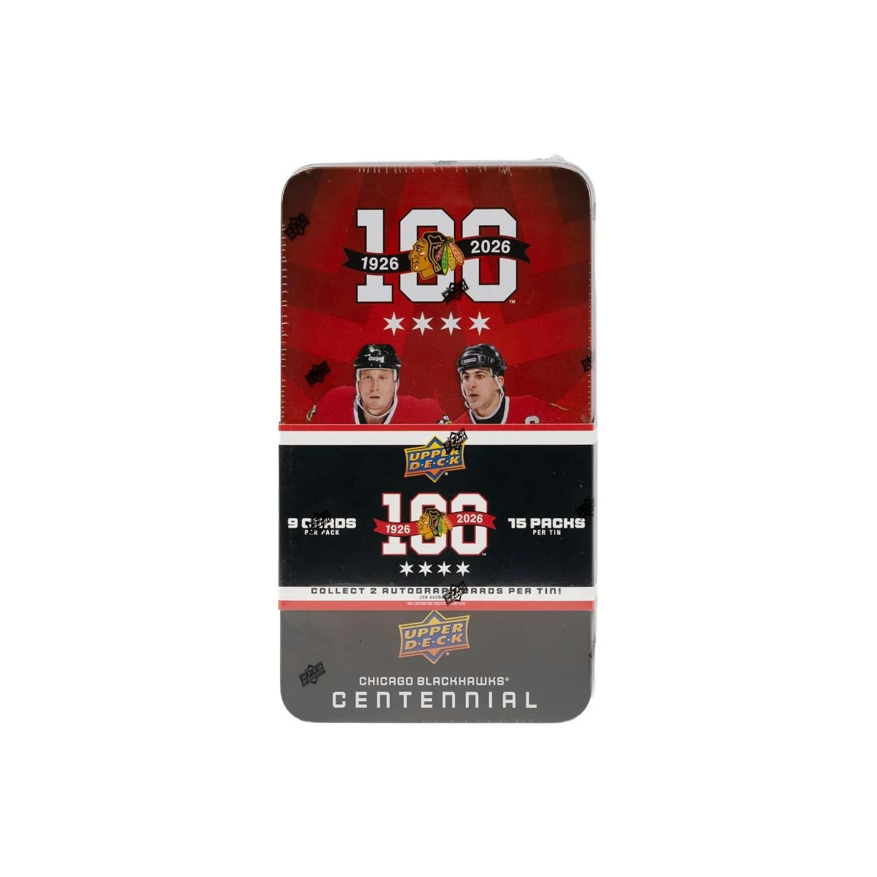 2025 26 Upper Deck Chicago Blackhawks Centennial Hockey Hobby 16 Box Case (Ships Sealed Only) - D1