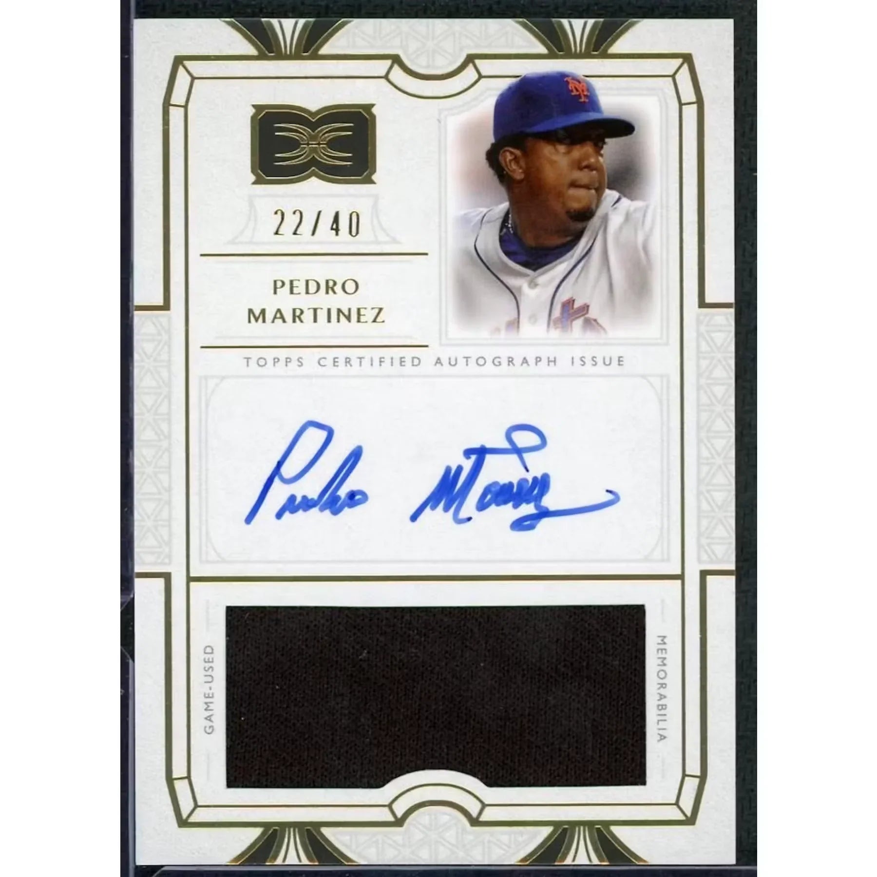 Pedro Martinez Signed Relic Card | 2024 Topps Definitive/40