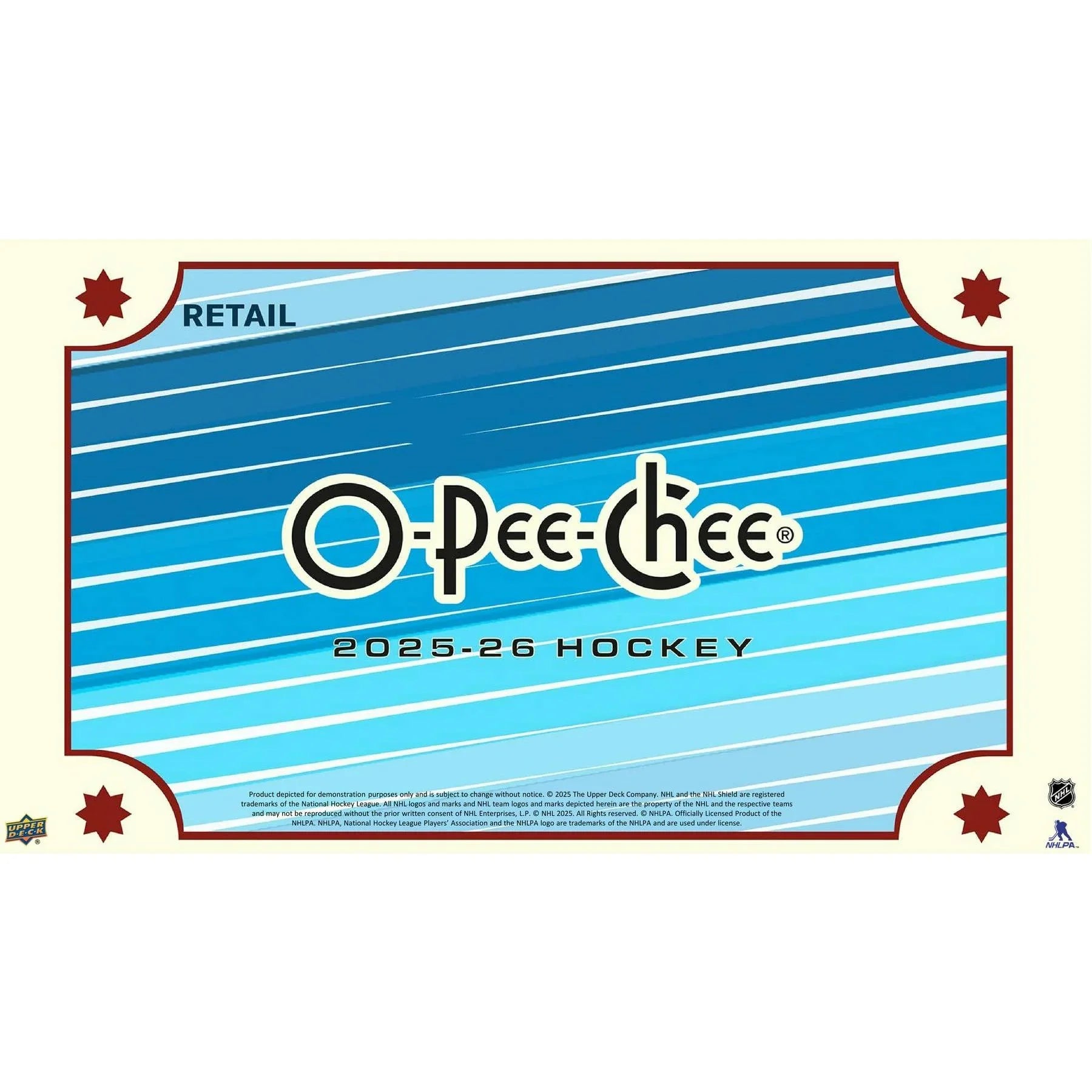 2025 26 Upper Deck O Pee Chee Hockey Blaster 20 Box Case (Ships Sealed Only)