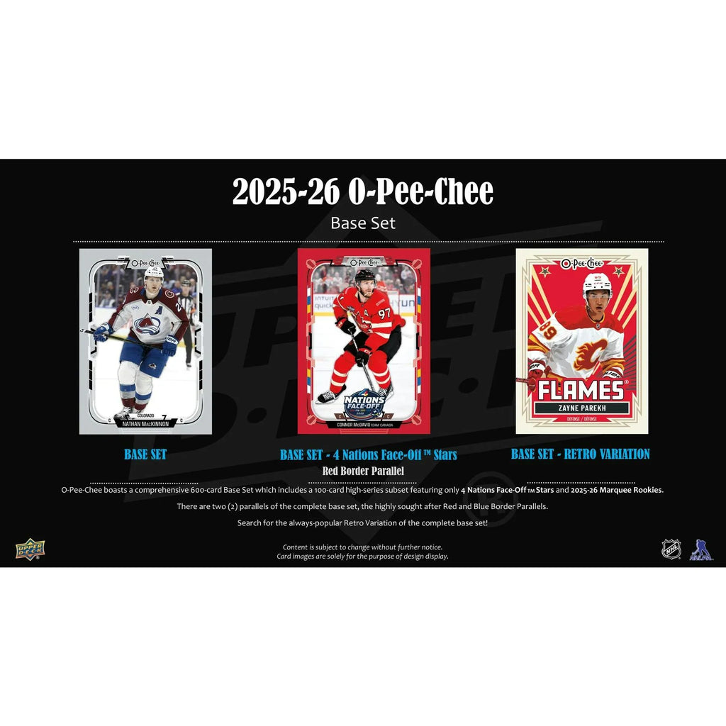 2025 26 Upper Deck O Pee Chee Hockey Blaster 20 Box Case (Ships Sealed Only)
