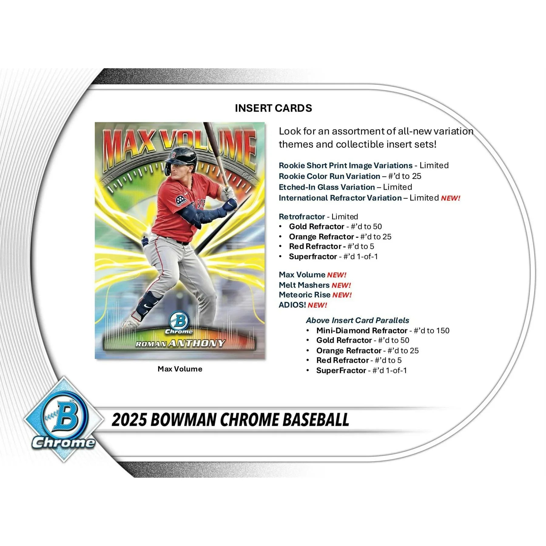 2025 Bowman Chrome Baseball Delight Box (Ships Sealed Only)