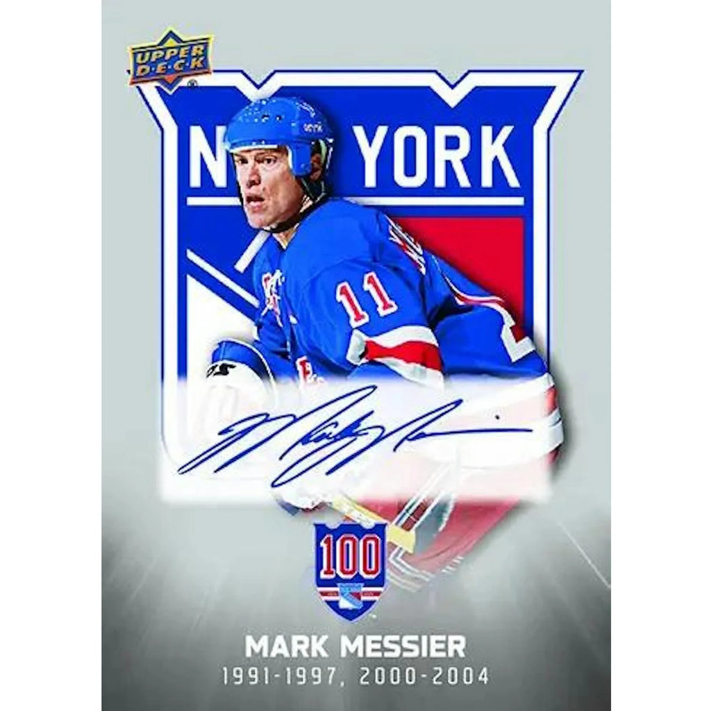 2025 26 Upper Deck New York Rangers Centennial Hockey Box 20 Set Case (Ships Sealed Only)