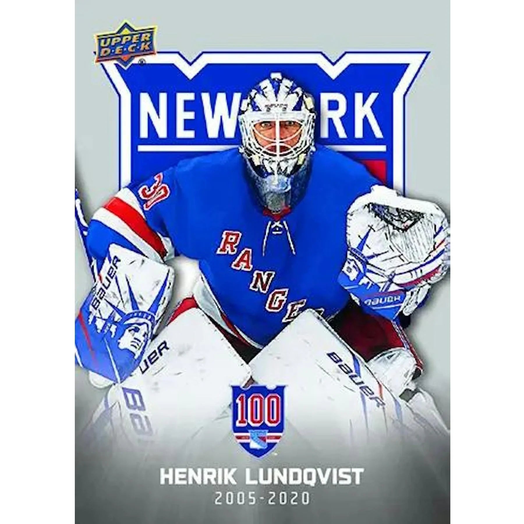 2025 26 Upper Deck New York Rangers Centennial Hockey Box 20 Set Case (Ships Sealed Only)