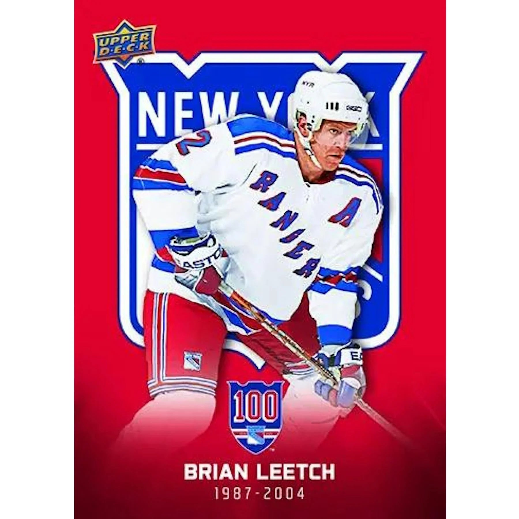 2025 26 Upper Deck New York Rangers Centennial Hockey Box 20 Set Case (Ships Sealed Only)