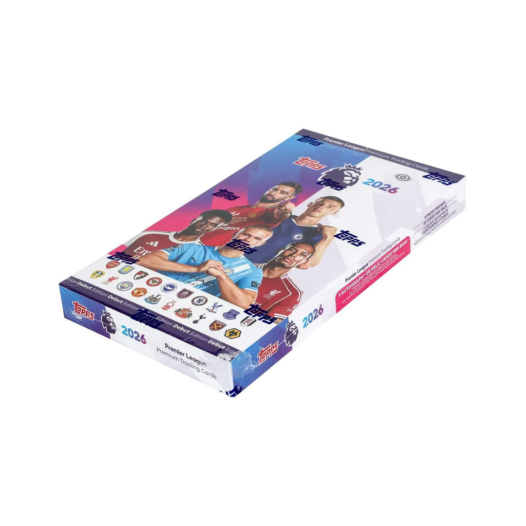 2025 26 Topps Premier League EPL Soccer Hobby Box (Ships Sealed Only)