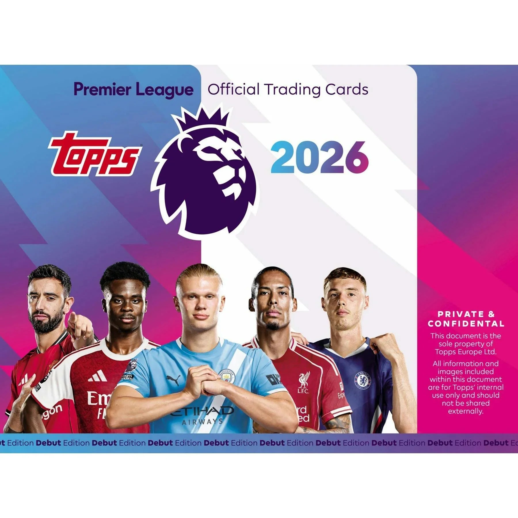 2025 26 Topps Premier League EPL Soccer Hobby Box (Ships Sealed Only)