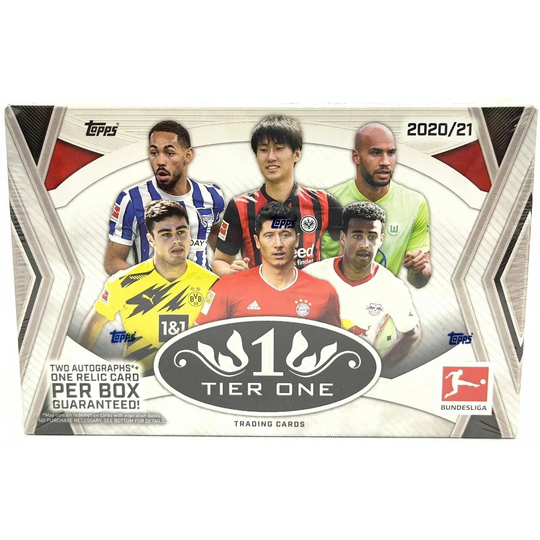 2020 21 Topps Tier One Bundesliga Soccer Hobby Box (Ships Sealed Only) - D1