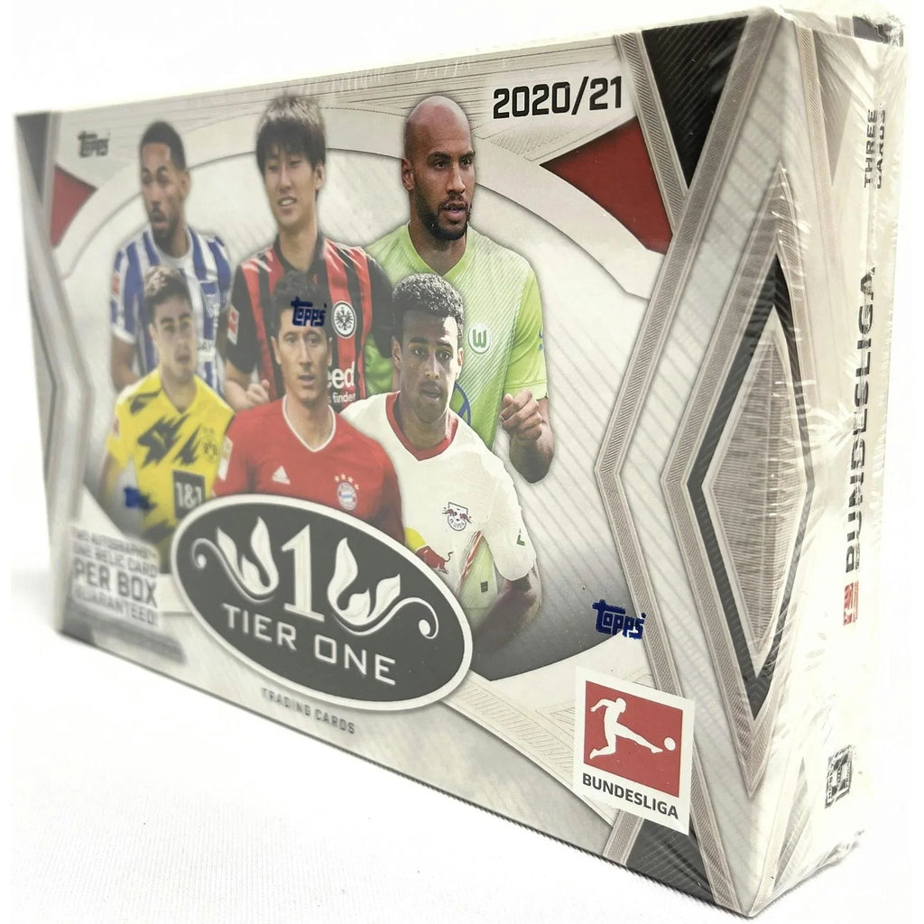 2020 21 Topps Tier One Bundesliga Soccer Hobby Box (Ships Sealed Only) - D1