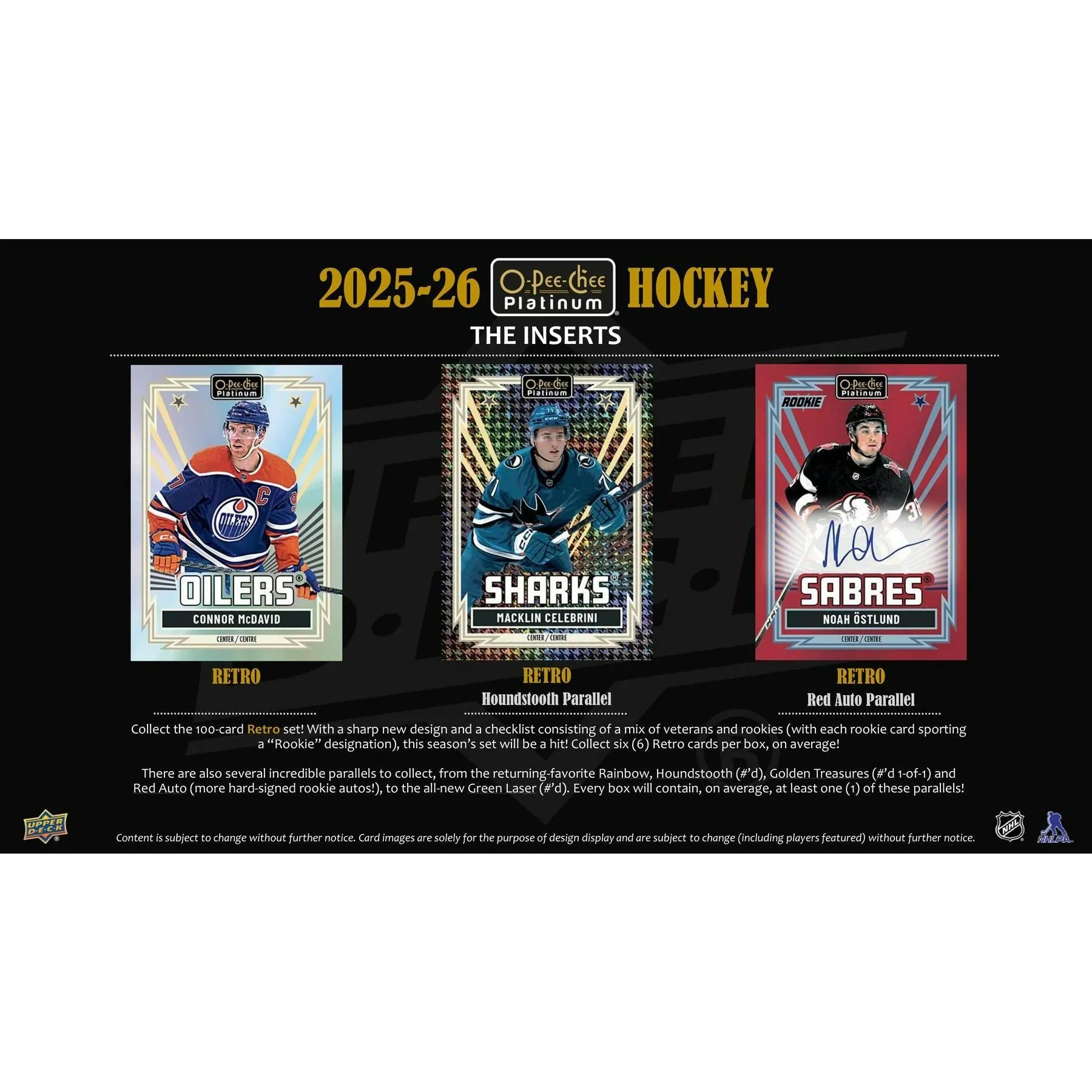 2025 26 Upper Deck O Pee Chee Platinum Hockey Hobby Box (Ships Sealed Only)