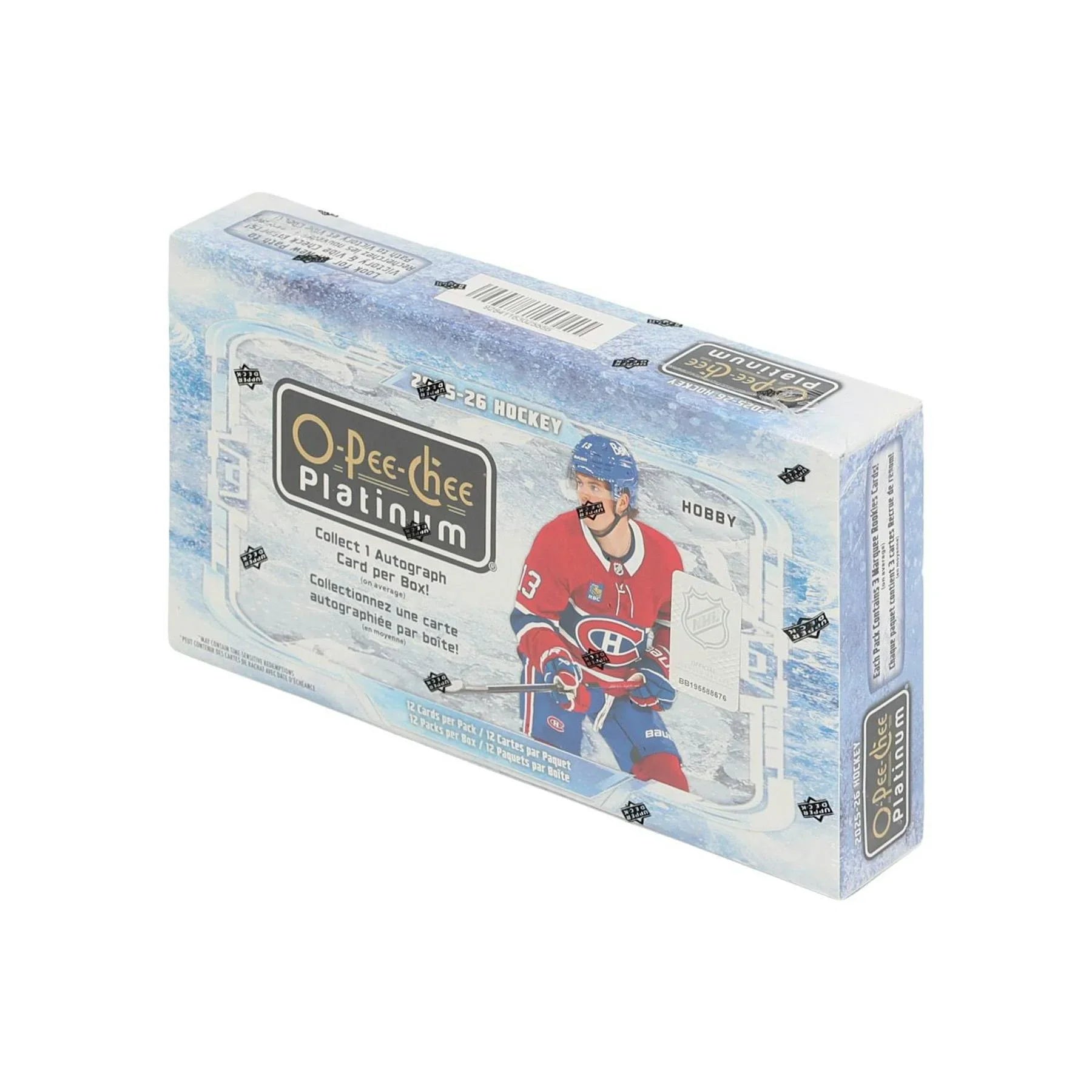 2025 26 Upper Deck O Pee Chee Platinum Hockey Hobby 8 Box Case (Ships Sealed Only)
