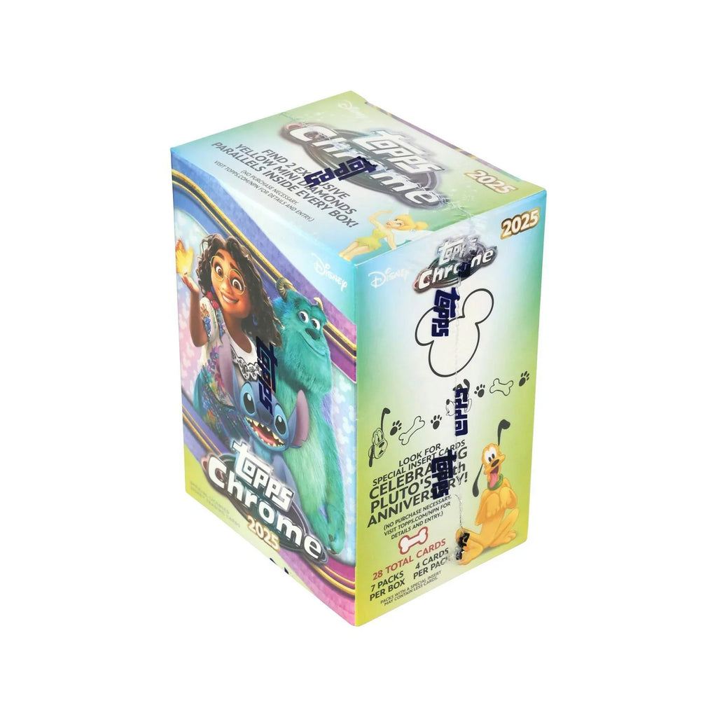 2025 Topps Disney Chrome Blaster Box 7 Packs (Ships Sealed Only)