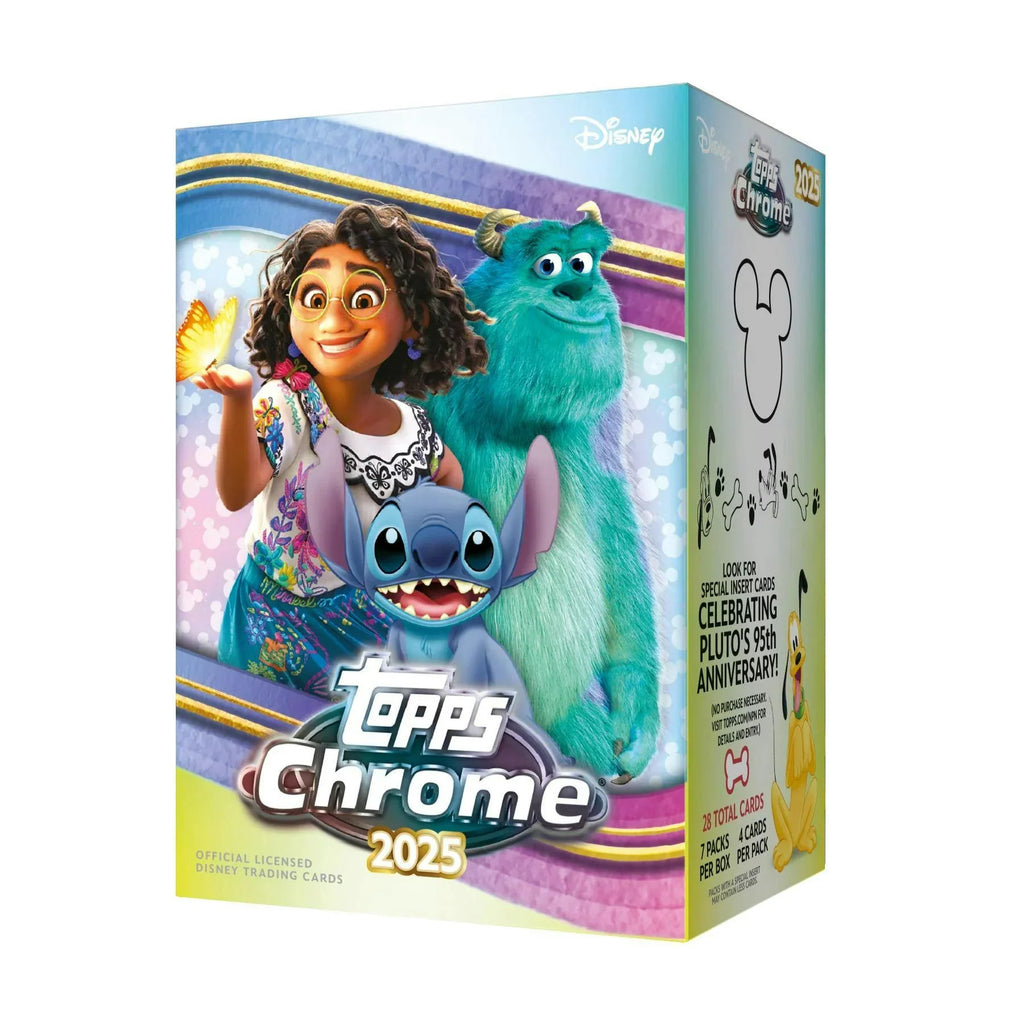 2025 Topps Disney Chrome Blaster Box 7 Packs (Ships Sealed Only)
