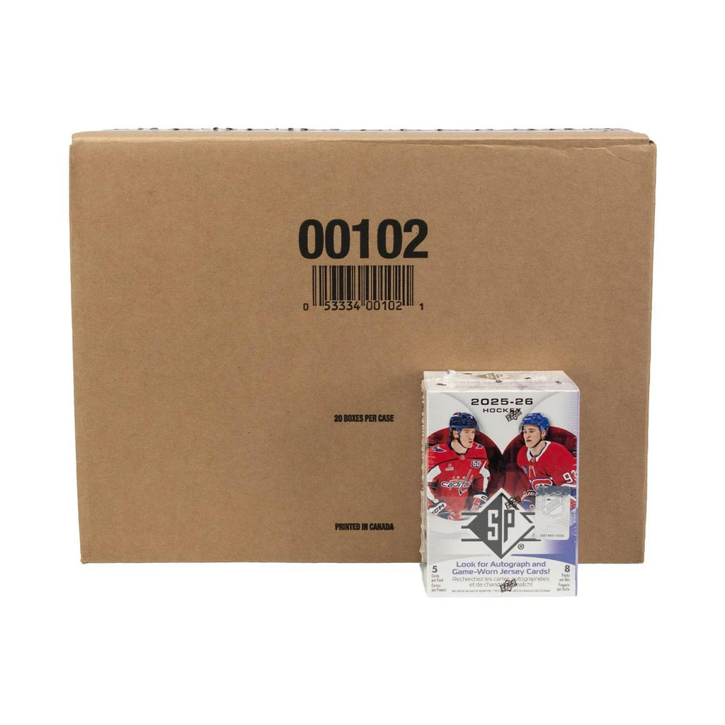 2025 26 Upper Deck SP Hockey Blaster 20 Box Case (Ships Sealed Only)