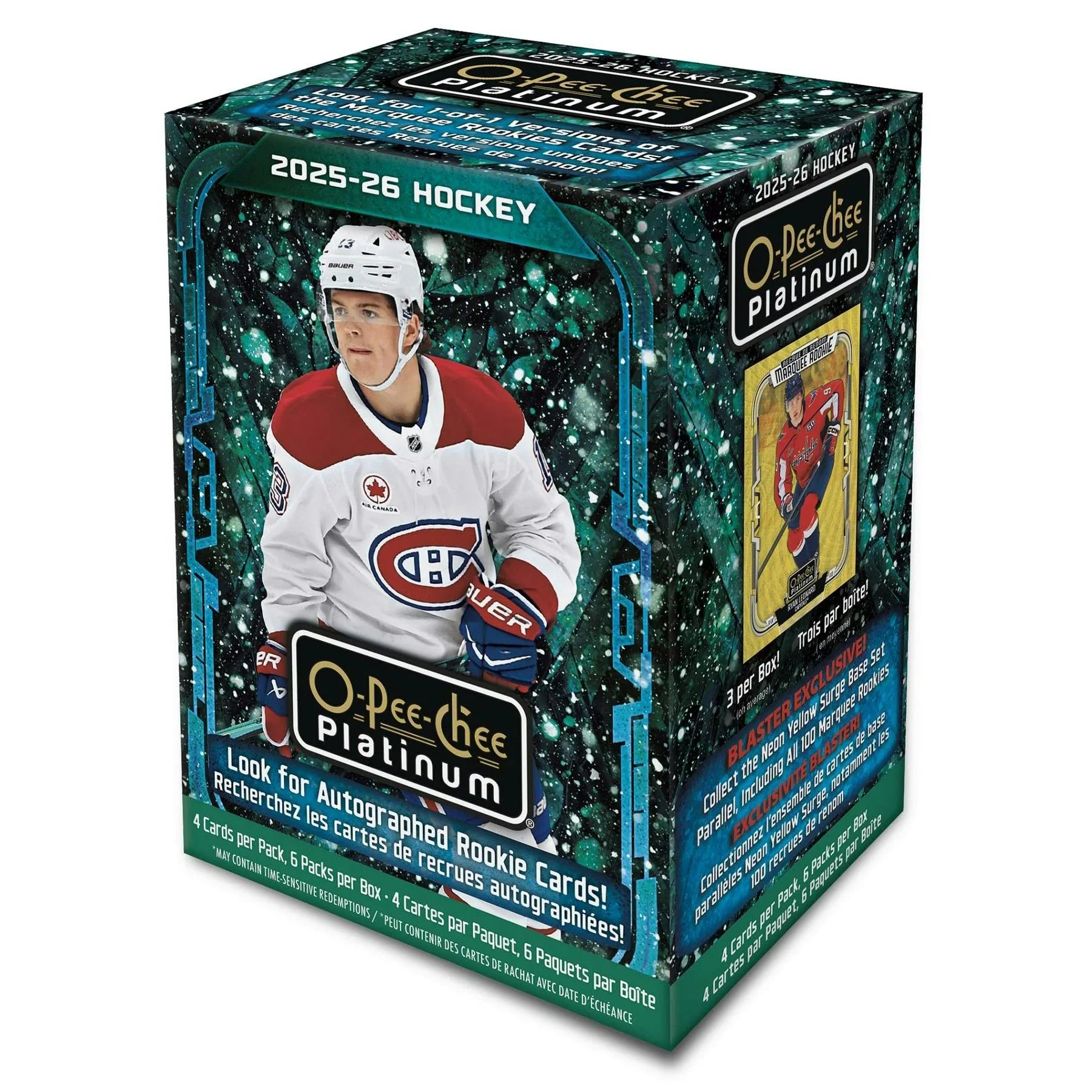 2025 26 Upper Deck O Pee Chee Platinum Hockey Blaster 20 Box Case Presell (Ships Sealed Only)