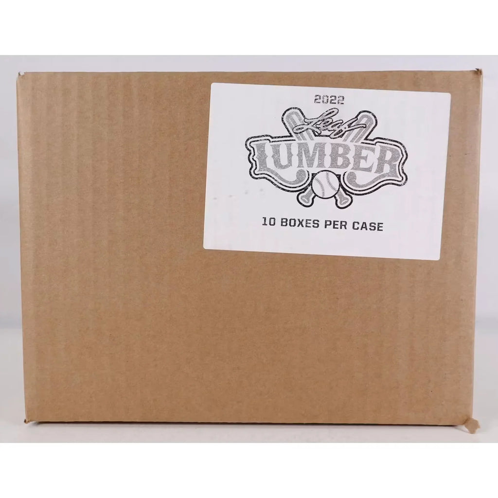 2022 Leaf Lumber Baseball Hobby 10 Box Case (Ships Sealed Only)