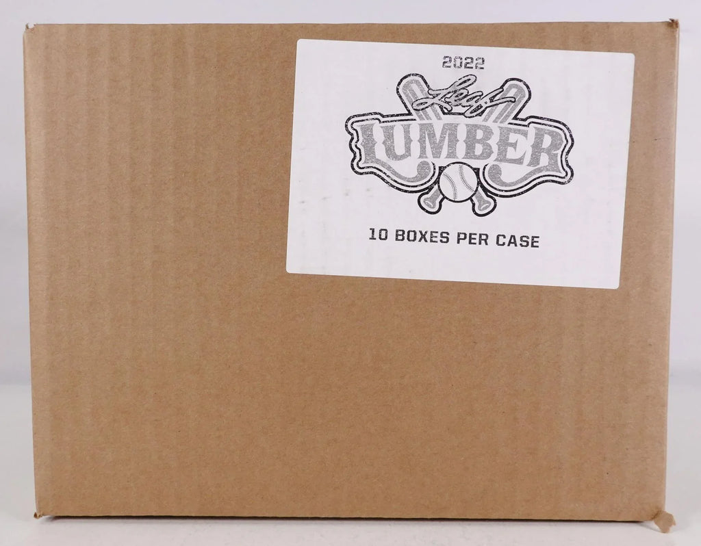 2022 Leaf Lumber Baseball Hobby 10 Box Case (Ships Sealed Only)