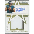 Jalen Hurts Signed 2021 Panini Flawless Star Swatch Card |/20
