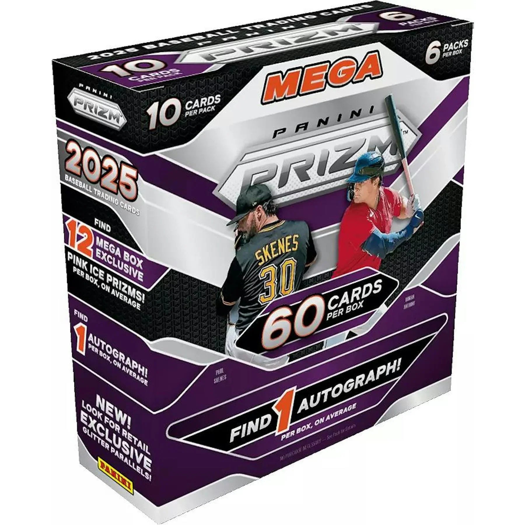 2025 Panini Prizm Baseball Mega 20 Box Case Pink Ice Prizms (Ships Sealed Only) - D1