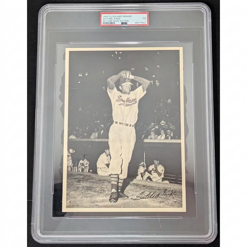 1949 Cleveland Indians Picture Pack Satchel Paige | PSA 1