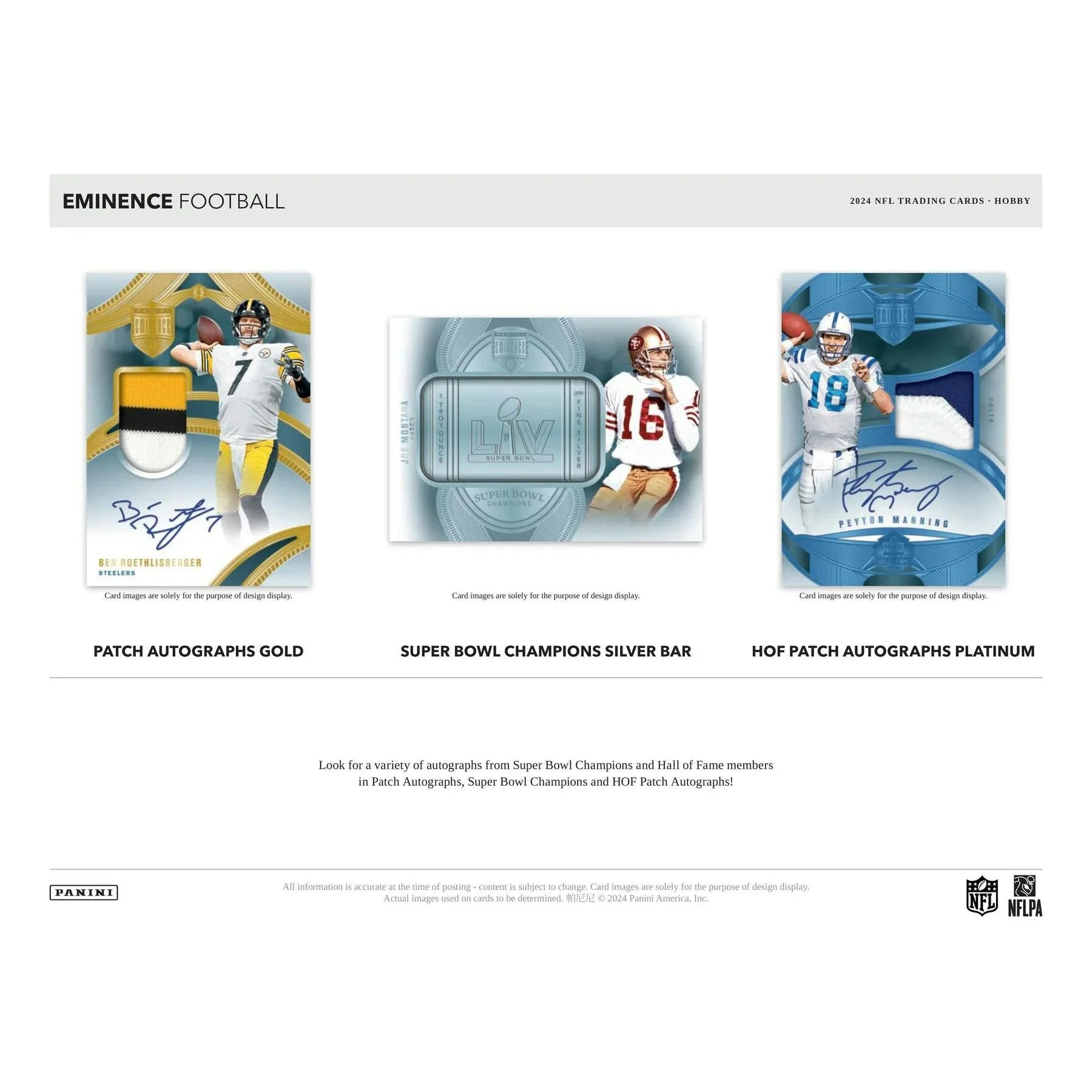 2024 Panini Eminence Football Hobby Case (Ships Sealed Only) - D2