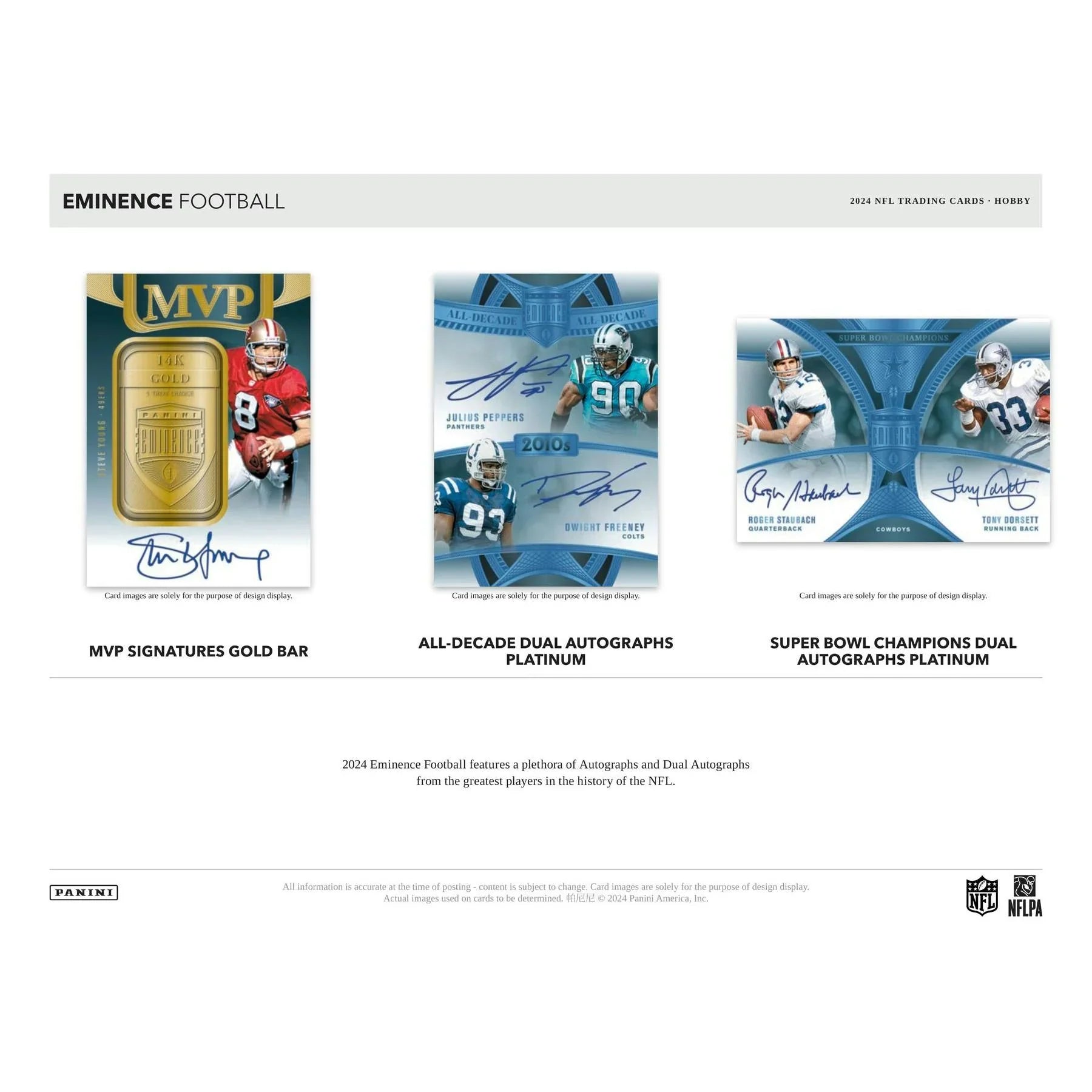 2024 Panini Eminence Football Hobby Case (Ships Sealed Only) - D2