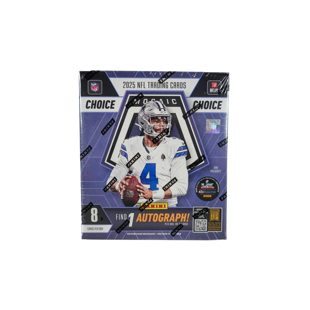 2025 Panini Mosaic Football Choice Box (Ships Sealed Only) - D