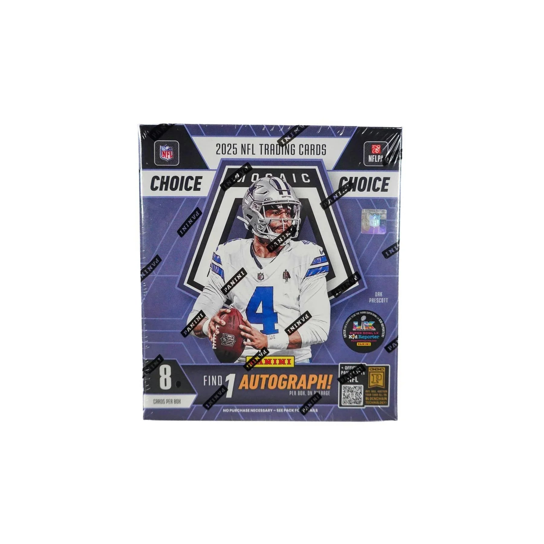 2025 Panini Mosaic Football Choice Box (Ships Sealed Only) - D