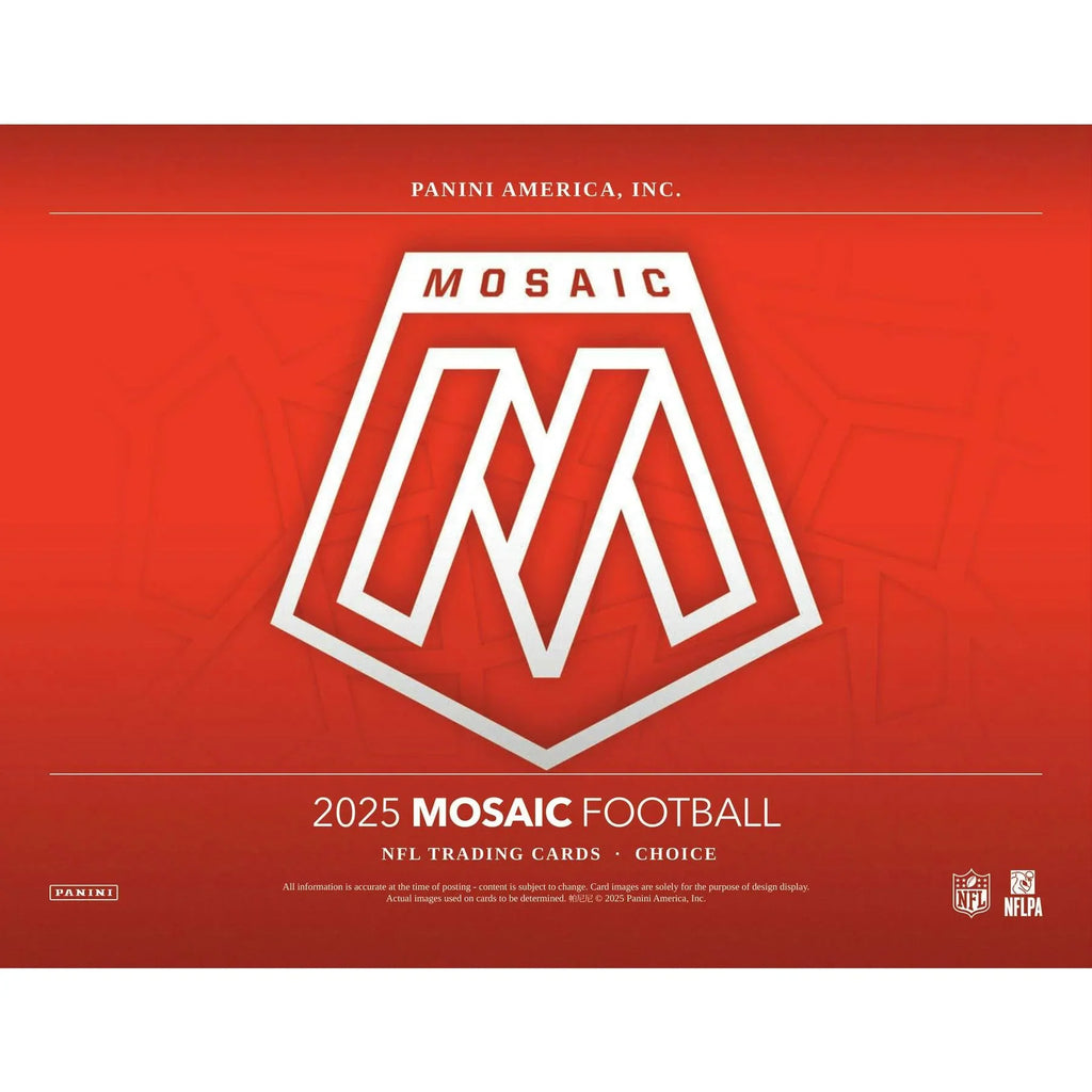 2025 Panini Mosaic Football Choice 20-Box Case (Ships Sealed Only) - D