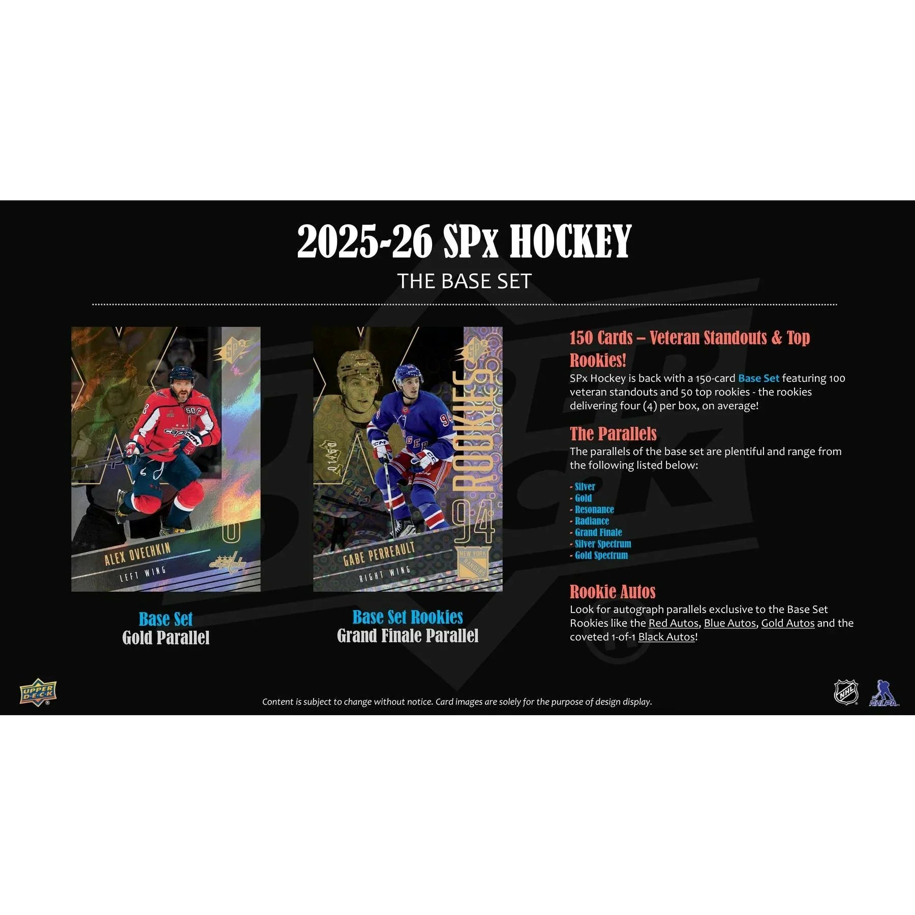 2025 26 Upper Deck SPx Hockey Hobby 20 Box Case (Ships Sealed Only) - D1