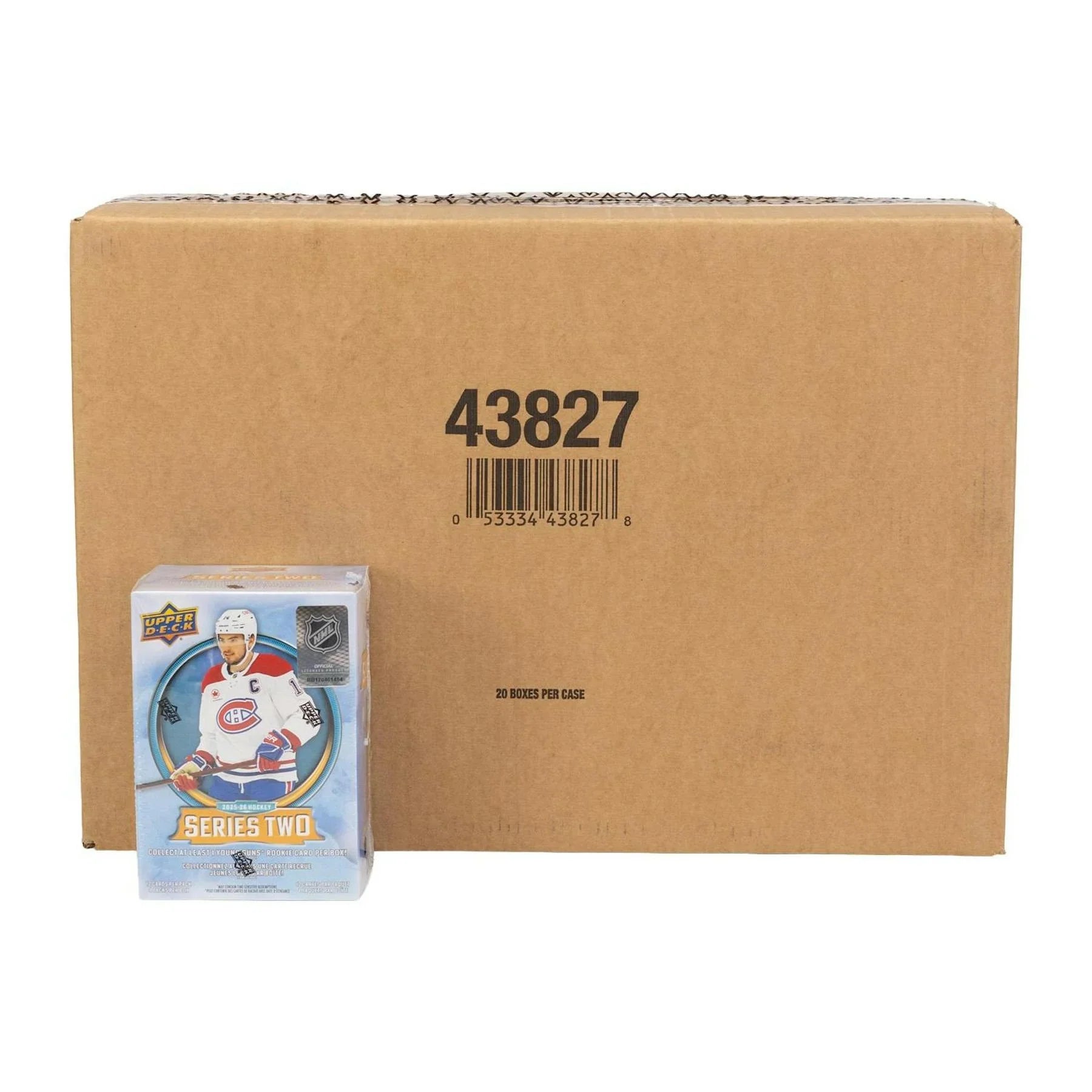 2025 26 Upper Deck Series 2 Hockey Blaster 20 Box Case (Ships Sealed Only)