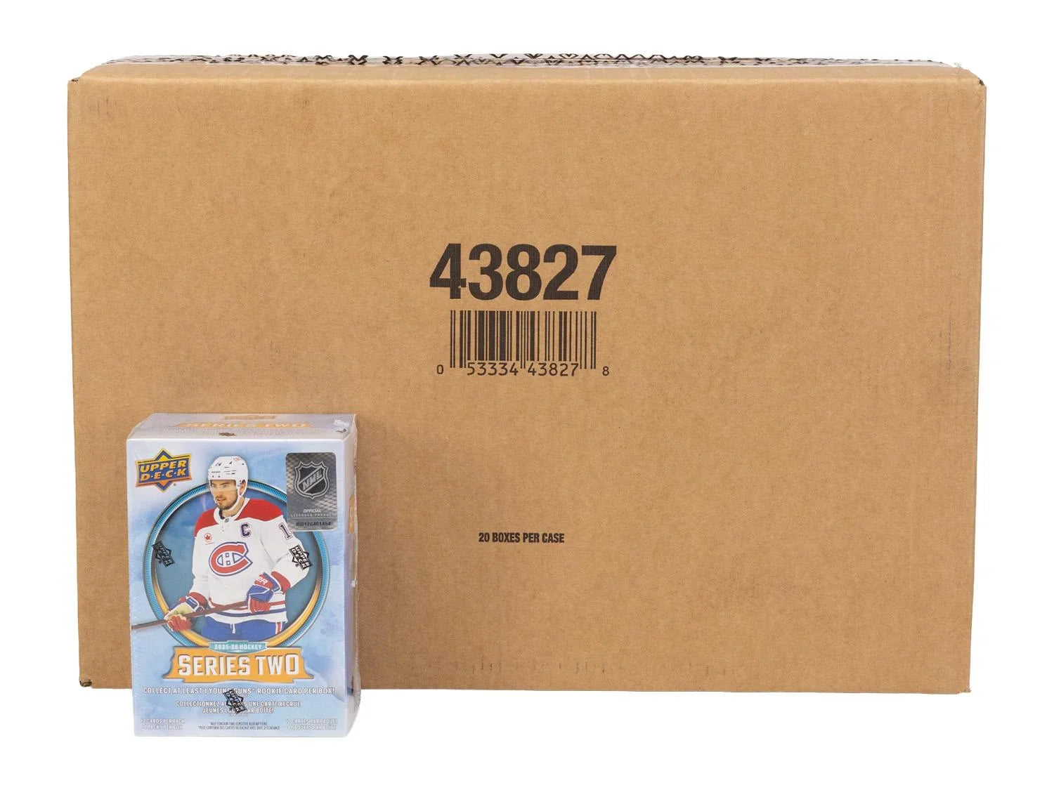 2025 26 Upper Deck Series 2 Hockey Blaster 20 Box Case (Ships Sealed Only)