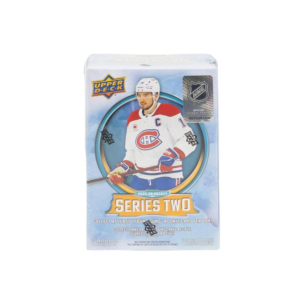 2025 26 Upper Deck Series 2 Hockey Blaster 20 Box Case (Ships Sealed Only)