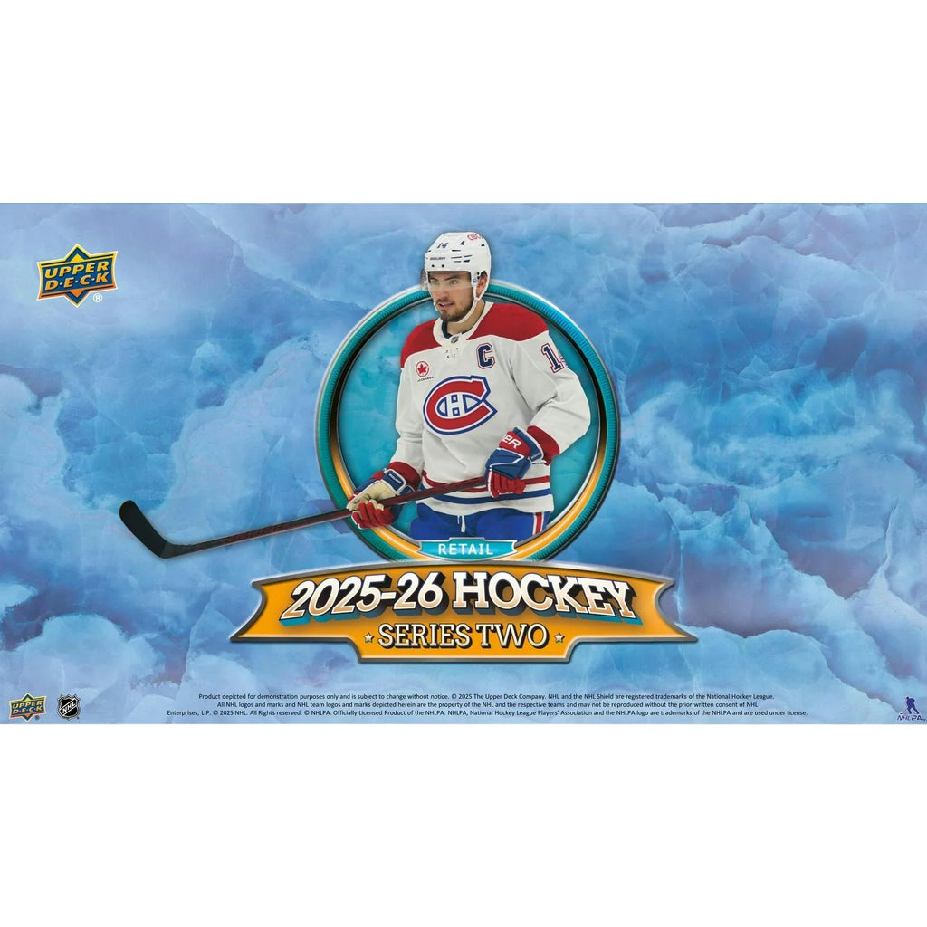 2025 26 Upper Deck Series 2 Hockey Blaster 20 Box Case (Ships Sealed Only)