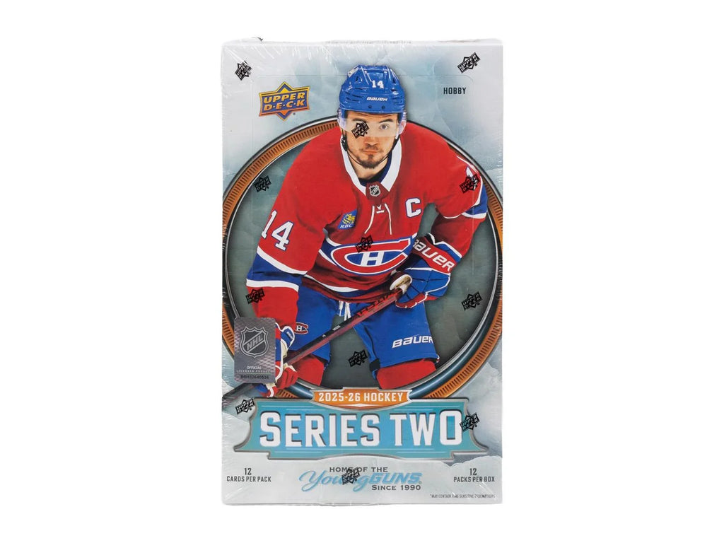 2025 26 Upper Deck Series 2 Hockey Hobby Box (Ships Sealed Only)