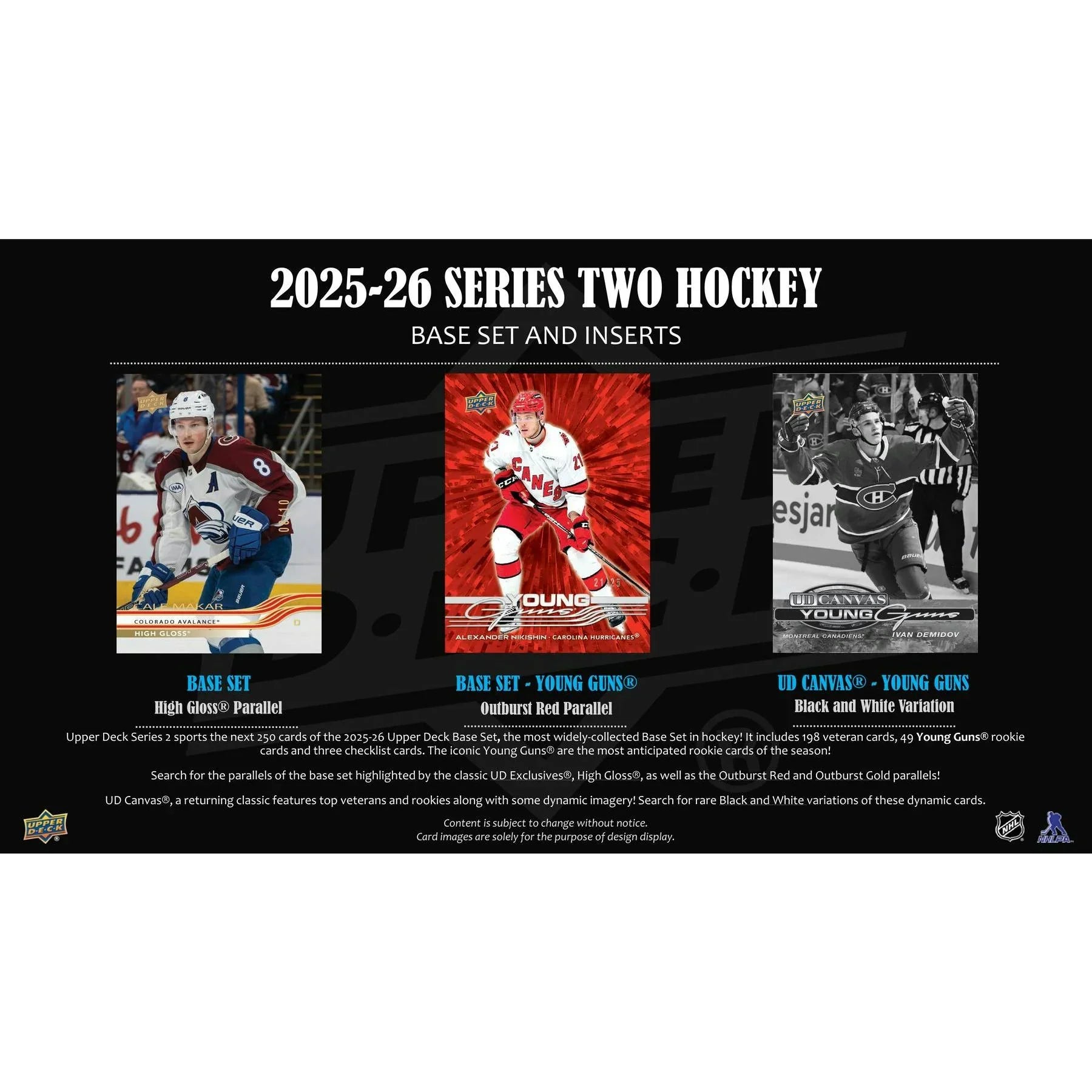 2025 26 Upper Deck Series 2 Hockey Hobby Box (Ships Sealed Only)
