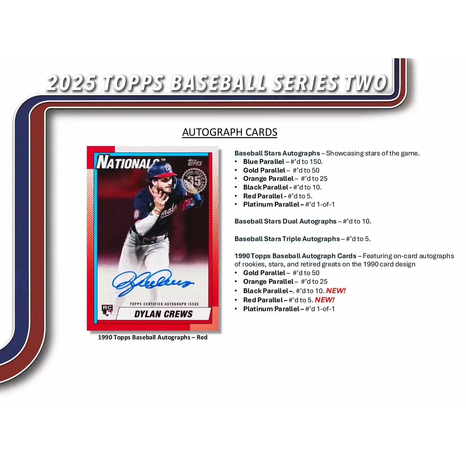 2025 Topps Series 2 Baseball Retail Box 20 Pack (Ships Sealed Only)