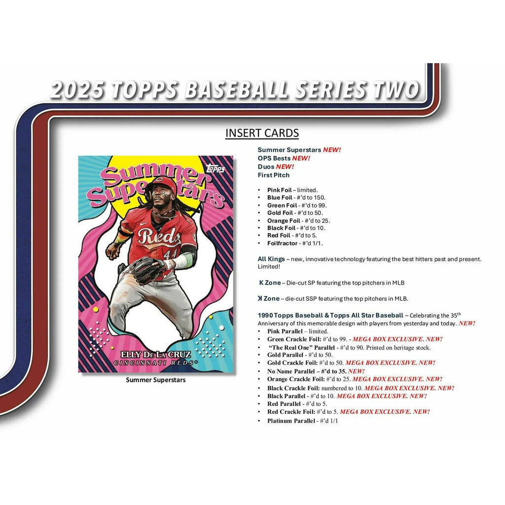 2025 Topps Series 2 Baseball Fanatics Blaster 40 Box Case (Ships Sealed Only)