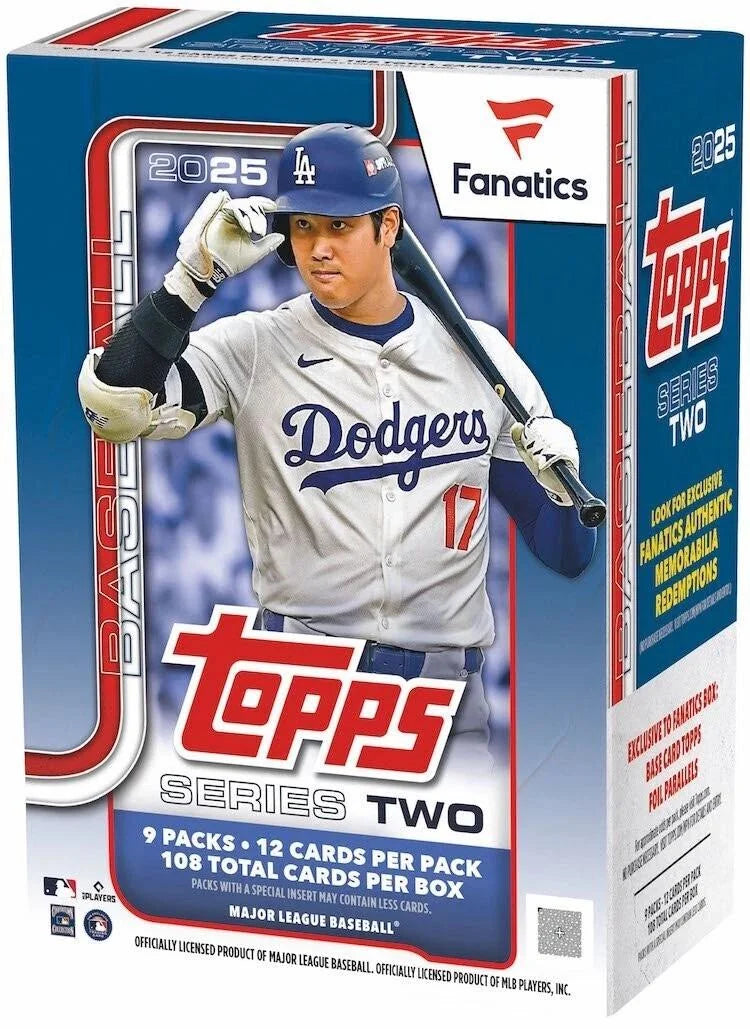 2025 Topps Series 2 Baseball Fanatics Blaster 40 Box Case (Ships Sealed Only)