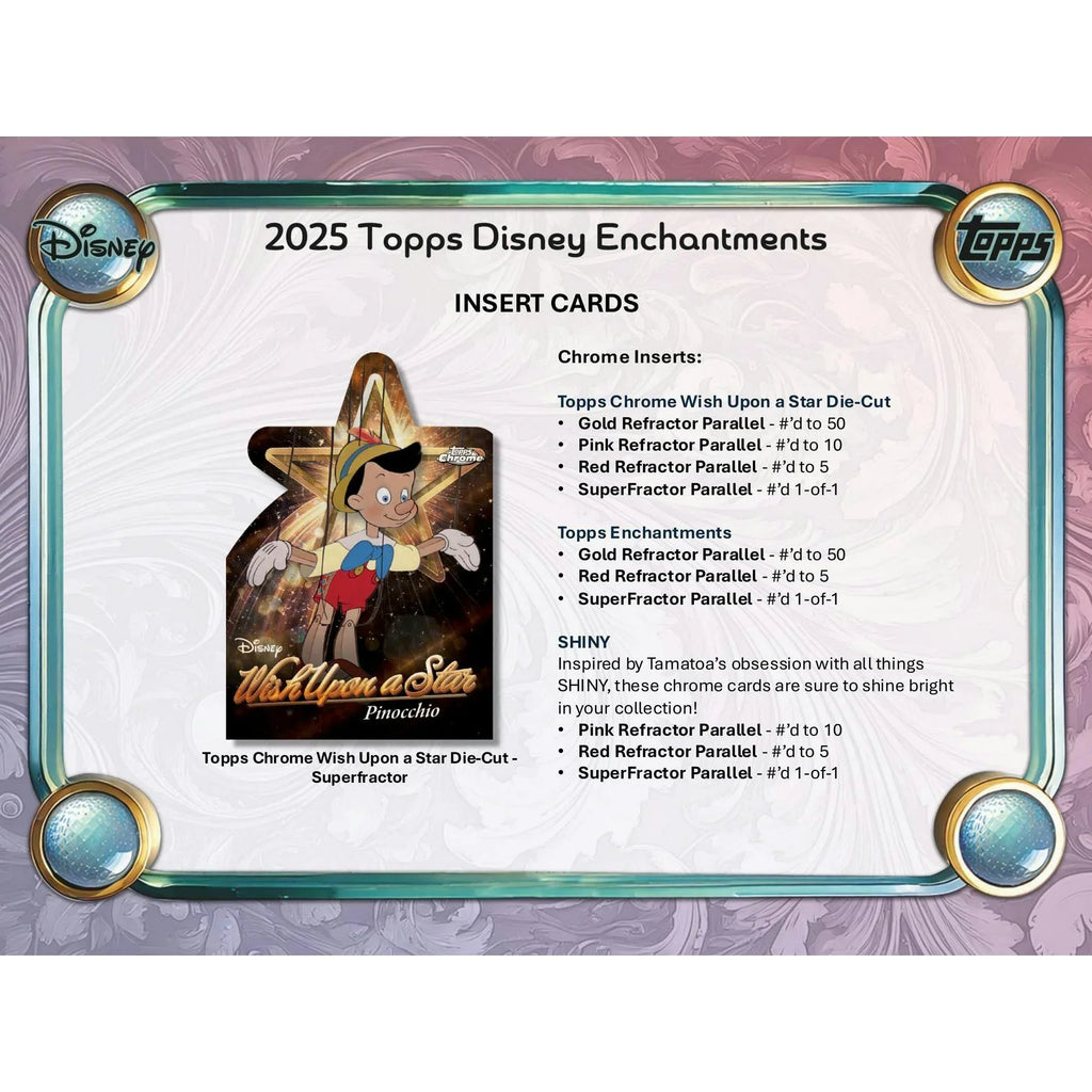 2025 Topps Disney Wonder Hobby Box (Ships Sealed Only)