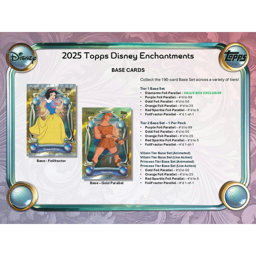 2025 Topps Disney Wonder Hobby Box (Ships Sealed Only)