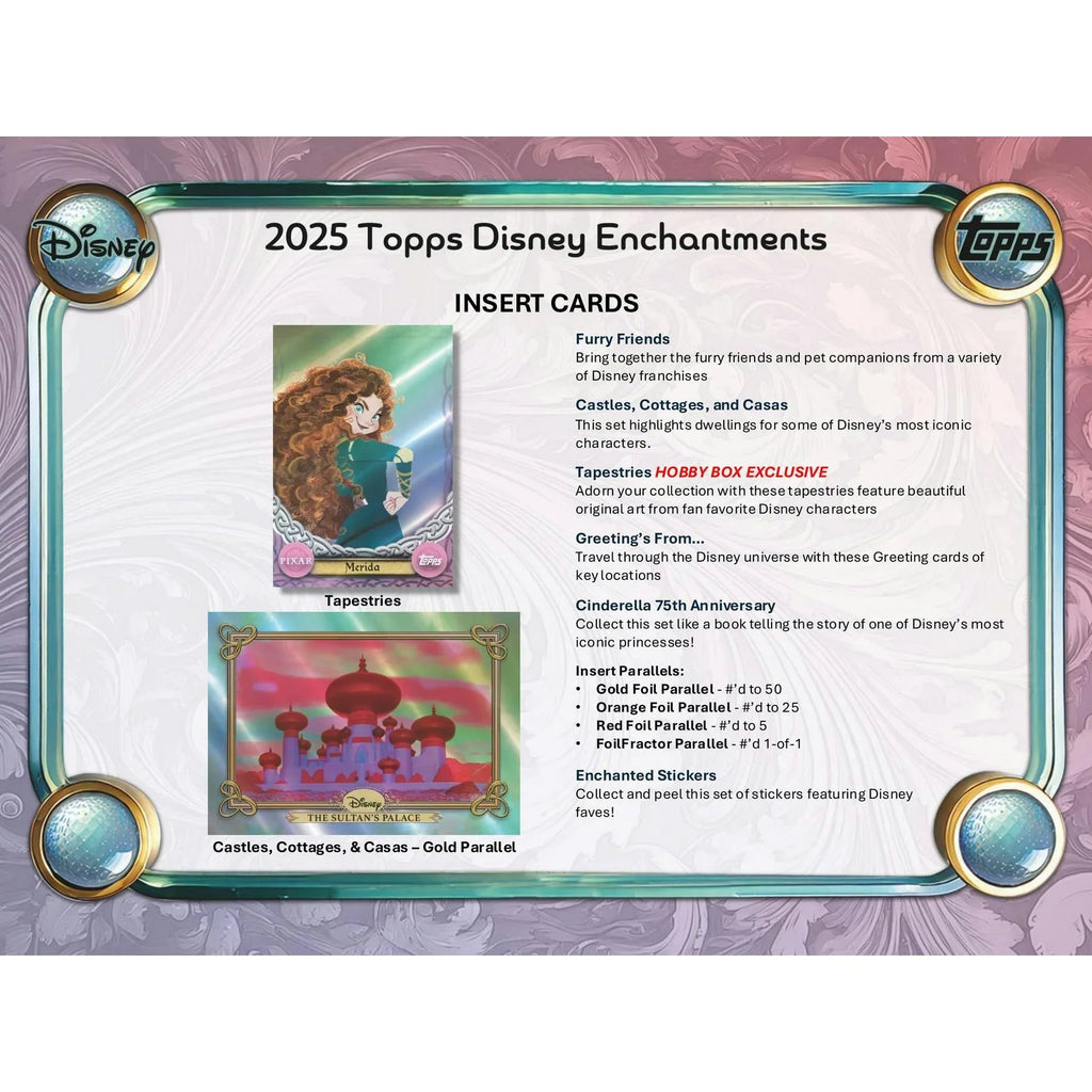 2025 Topps Disney Wonder Hobby Box (Ships Sealed Only)