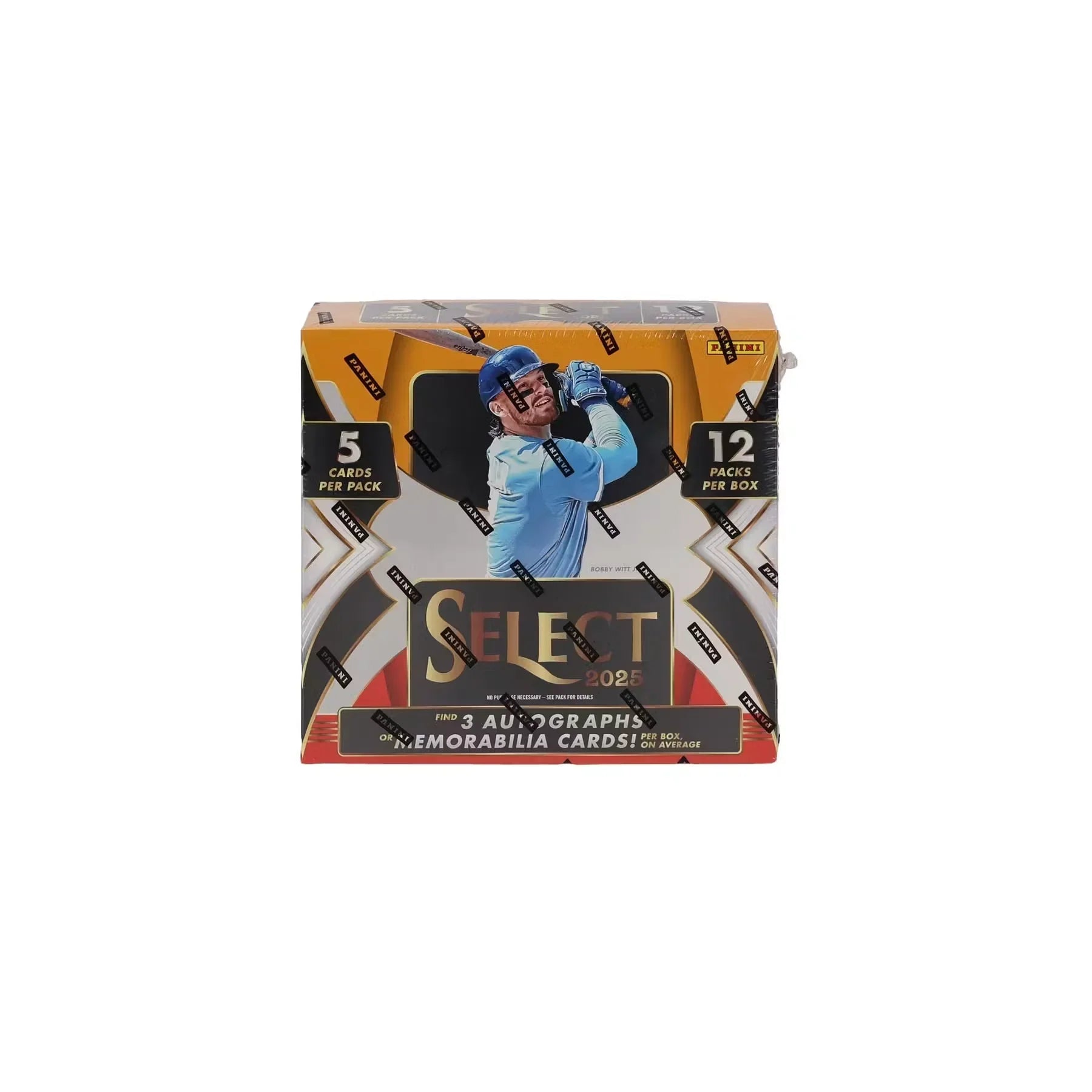 2025 Panini Select Baseball Hobby 12-Box Case (Ships Sealed Only)