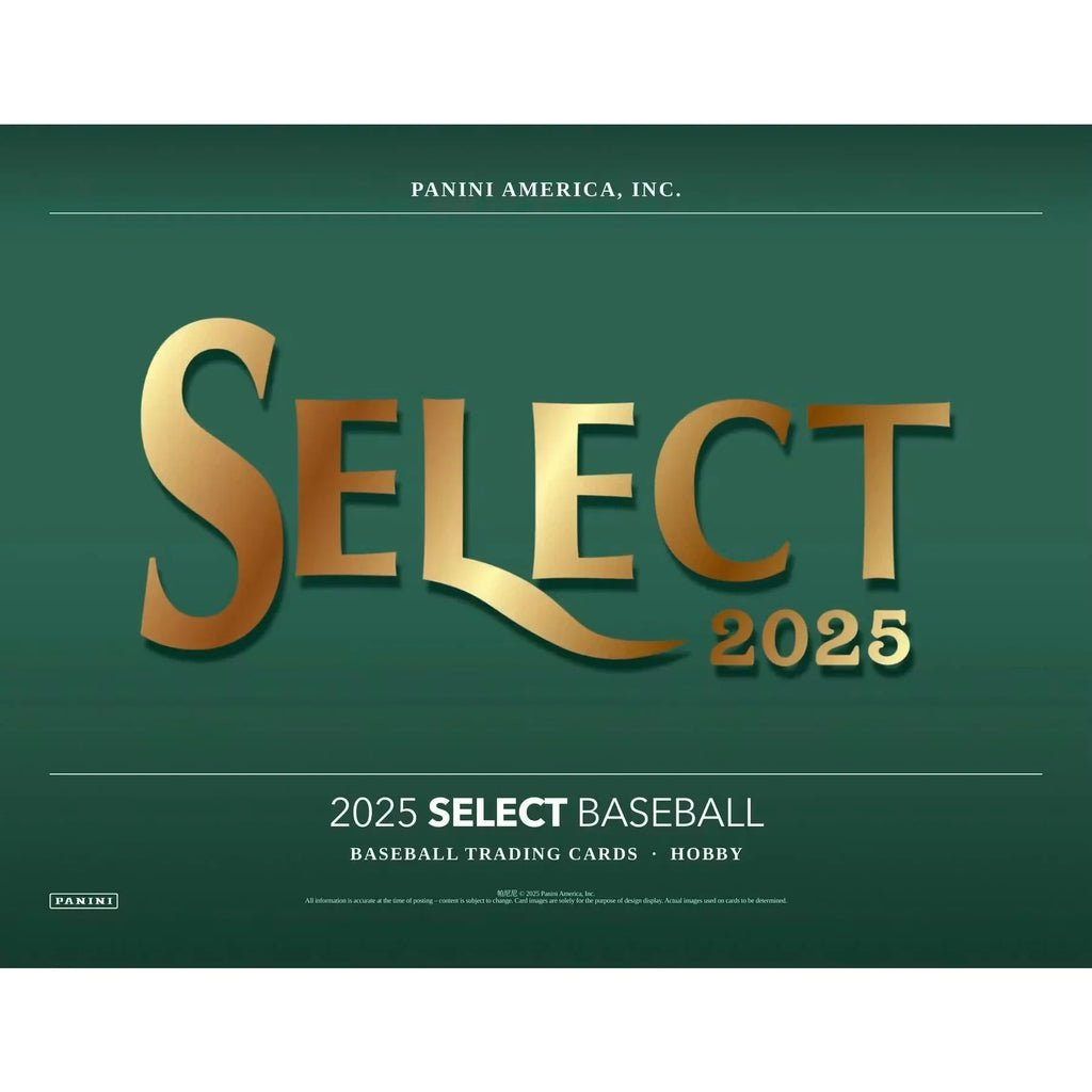 2025 Panini Select Baseball Hobby 12-Box Case (Ships Sealed Only)