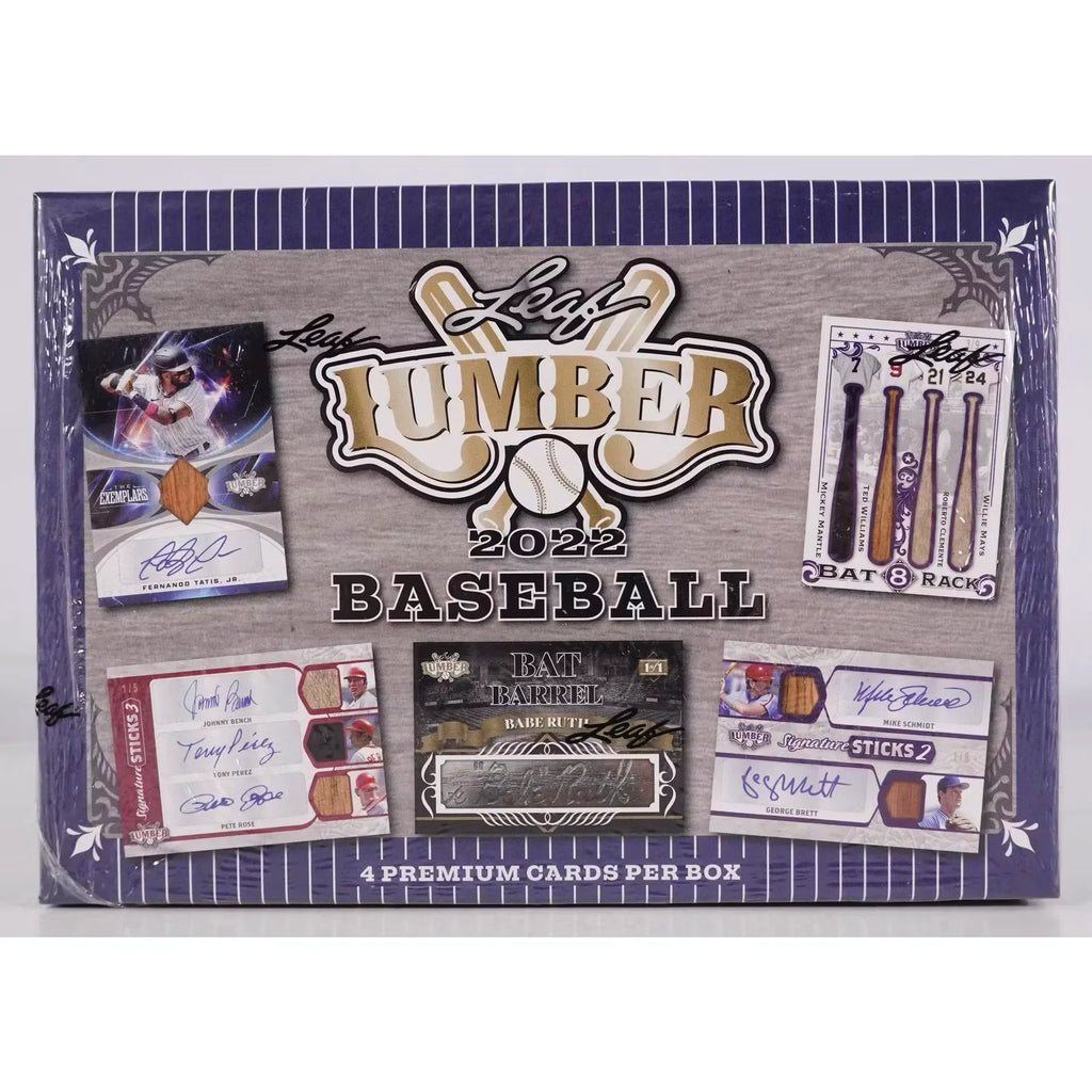 2022 Leaf Lumber Baseball Hobby Box (Ships Sealed Only)