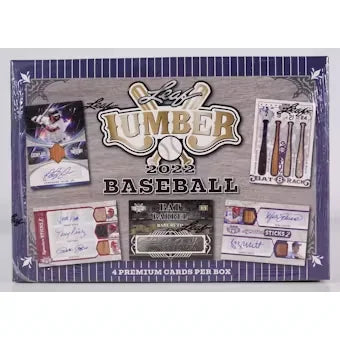 2022 Leaf Lumber Baseball Hobby Box (Ships Sealed Only)