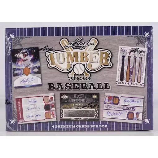 2022 Leaf Lumber Baseball Hobby Box (Ships Sealed Only)